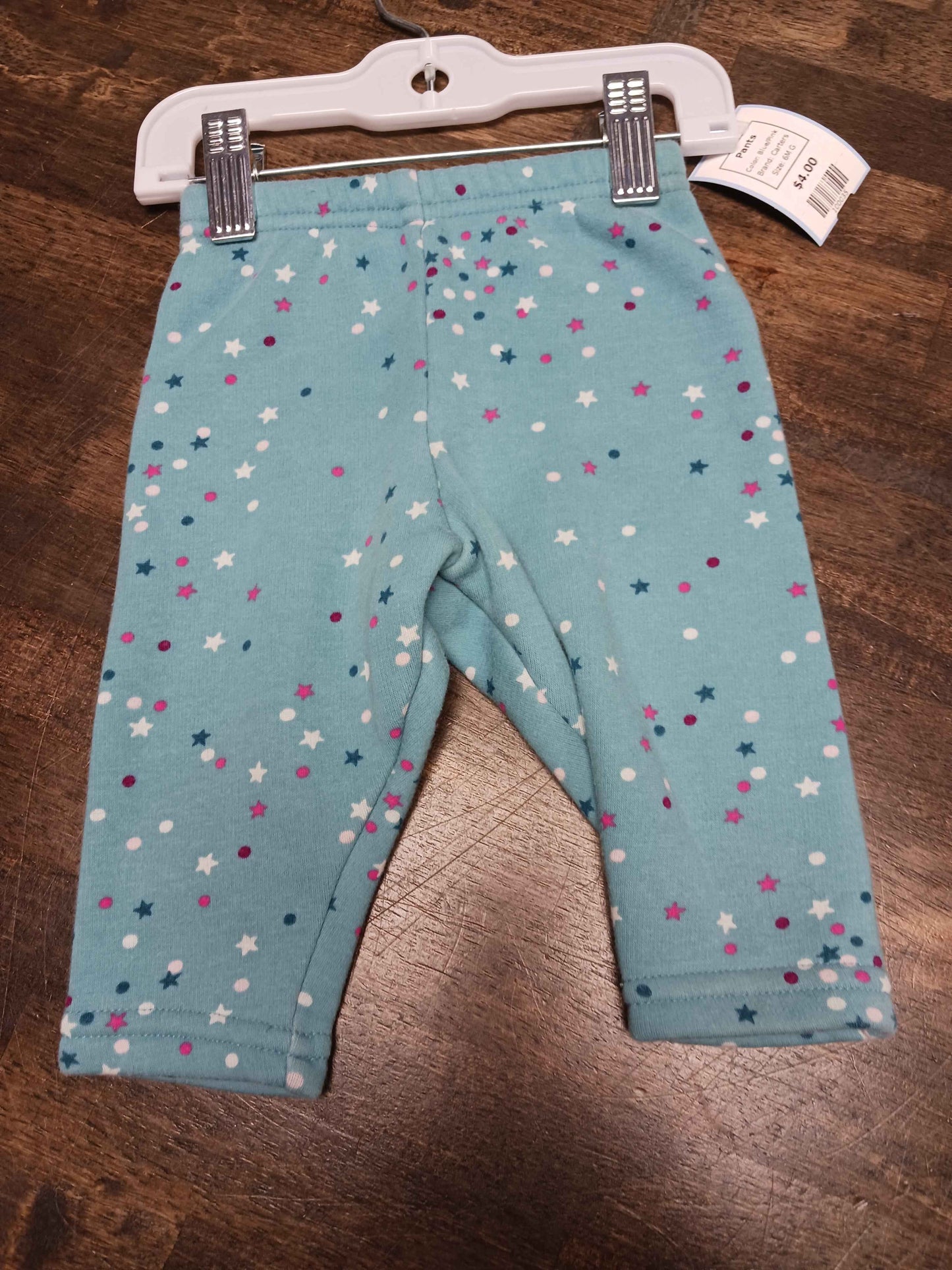 Blue/Pink Carters Pants, 6M G