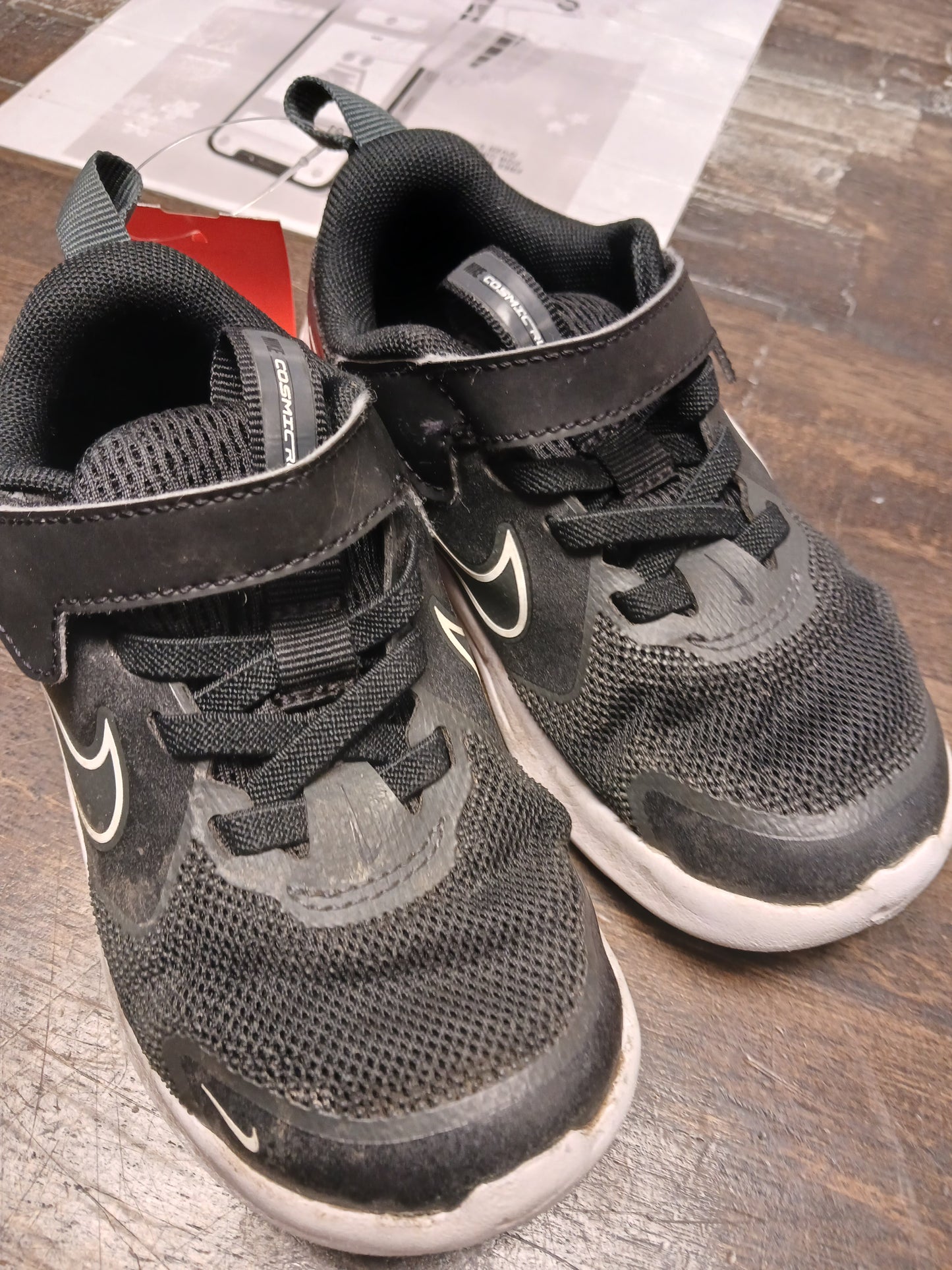 Black Nike Sneakers, 10C B