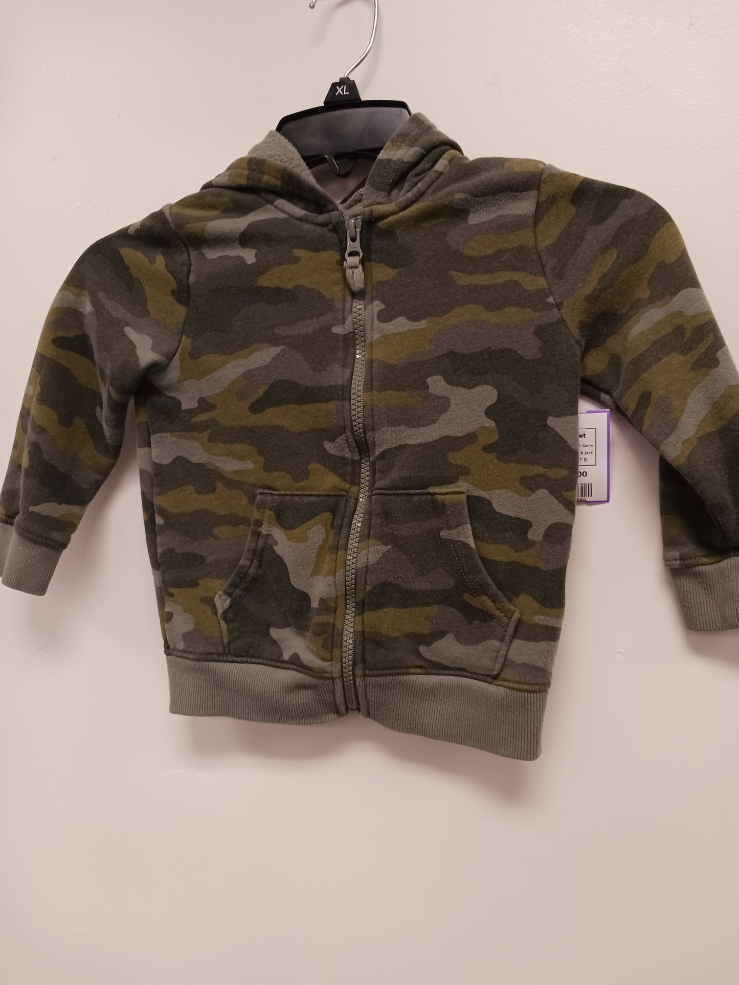 Green Camo Cat & Jack Jacket, 3T B