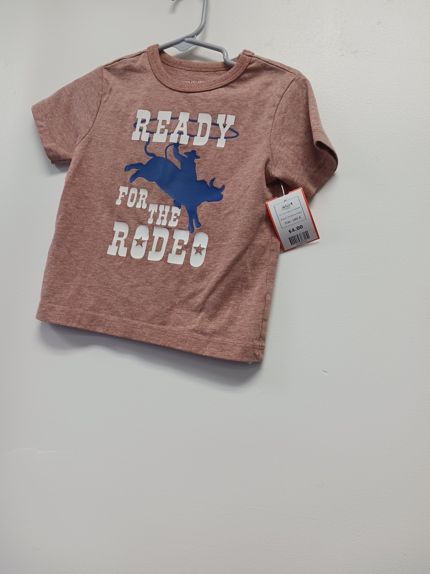 Brown Ready For The Rodeo Childrens Place Shirt, 18M B