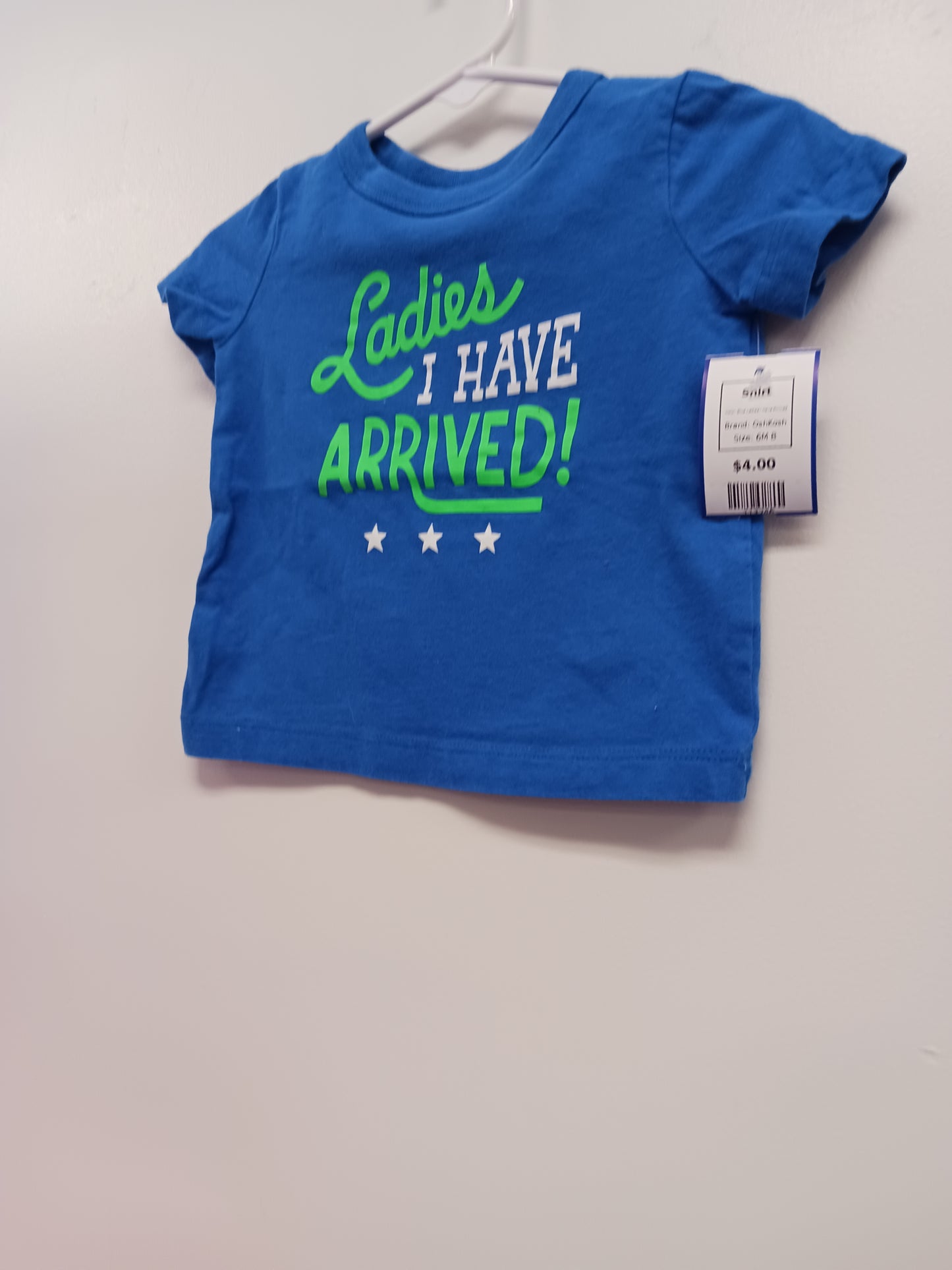 Blue Ladies I Have Arrived OshKosh Shirt, 6M B