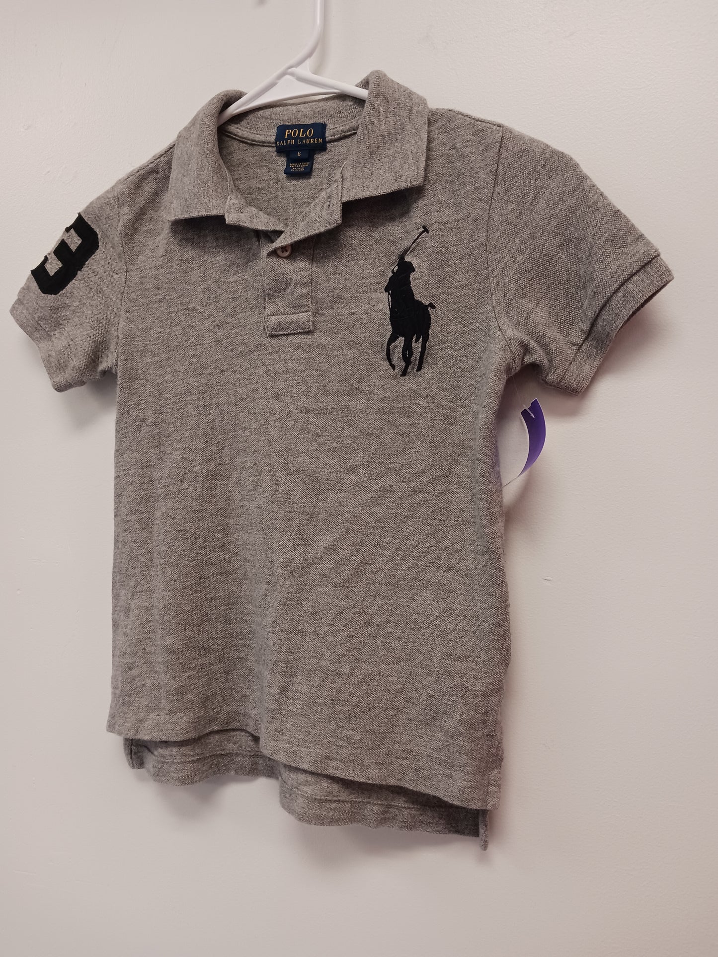 Grey Ralph Lauren Polo, 6 B