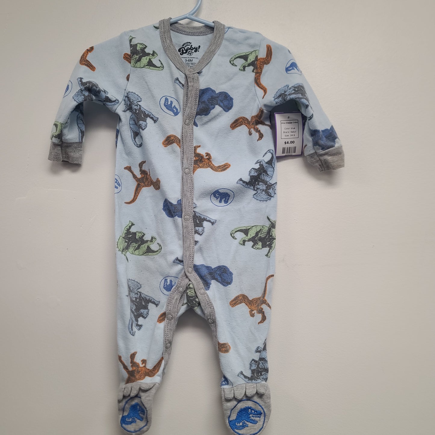 blue Baby! Dino Sleeper 3-6m, 3M B