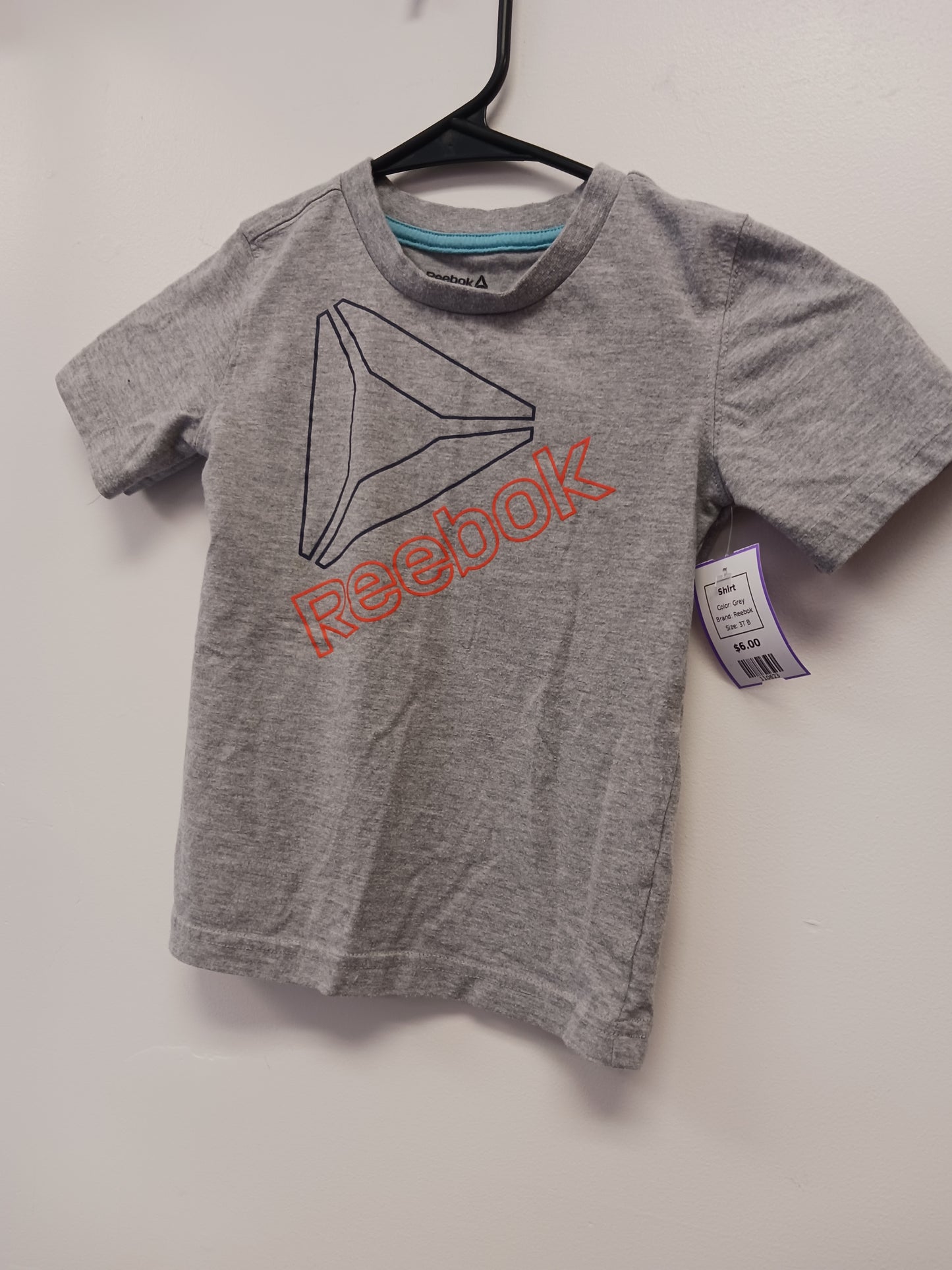 Grey Reebok Shirt, 3T B