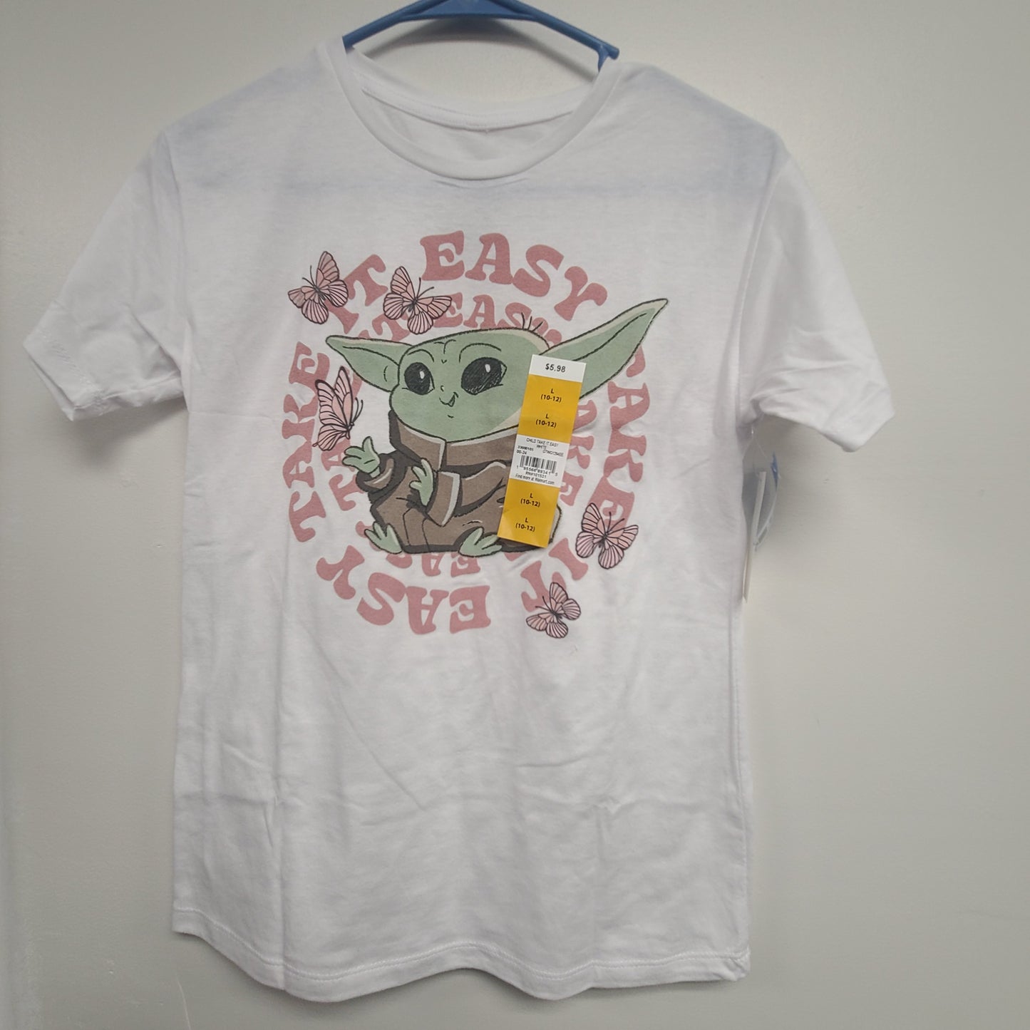 white Star Wars Yoda Tshirt, 10 G