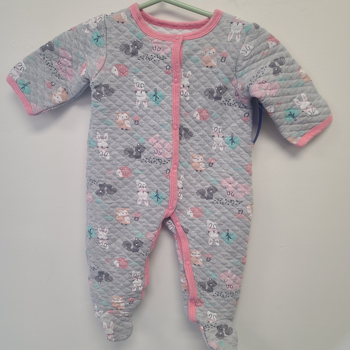 Grey/Pink Animal Duck Duck Goose Sleeper, 3M G