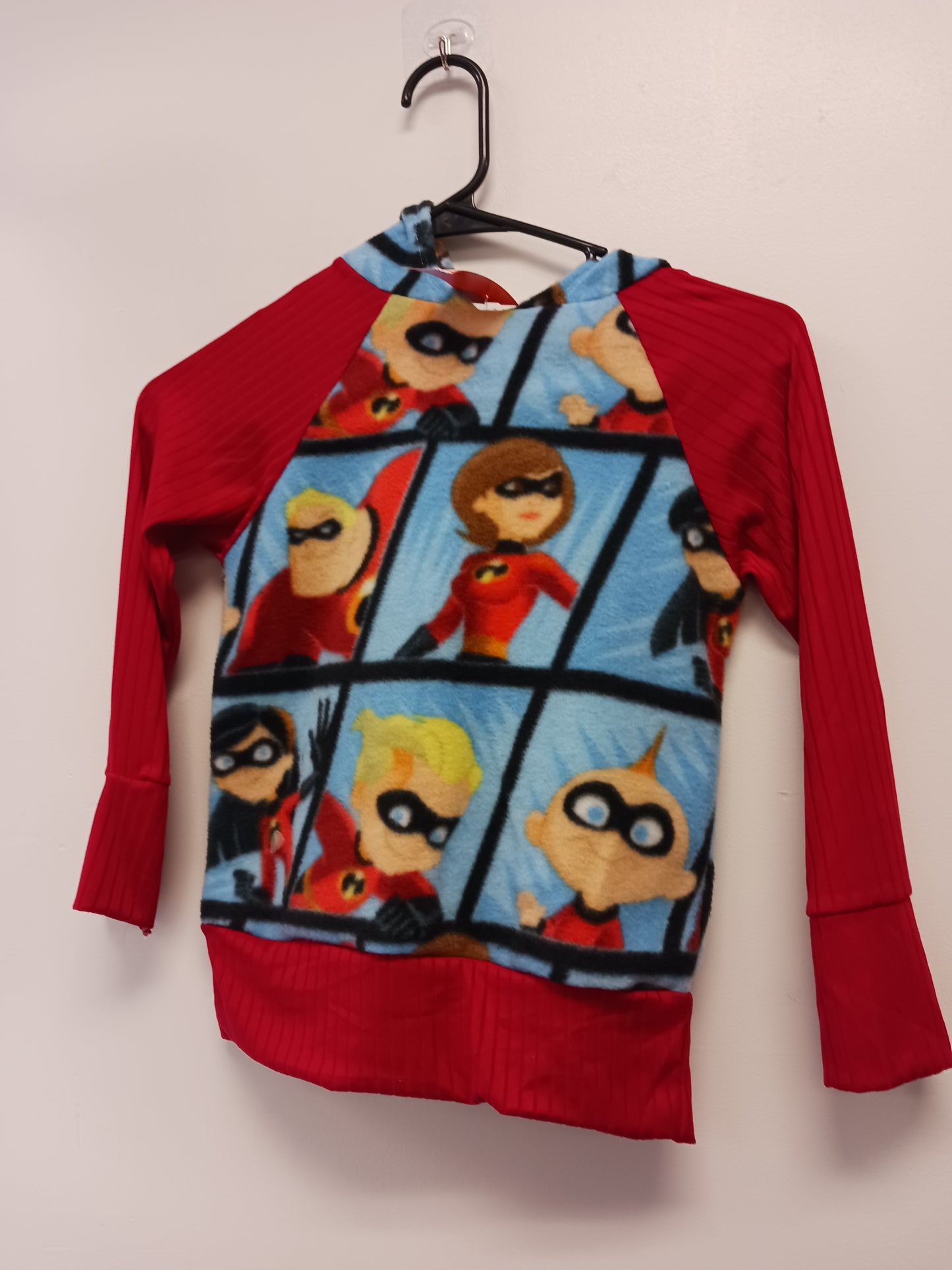 Red/Blue Boutique Character Hoodie, 5t