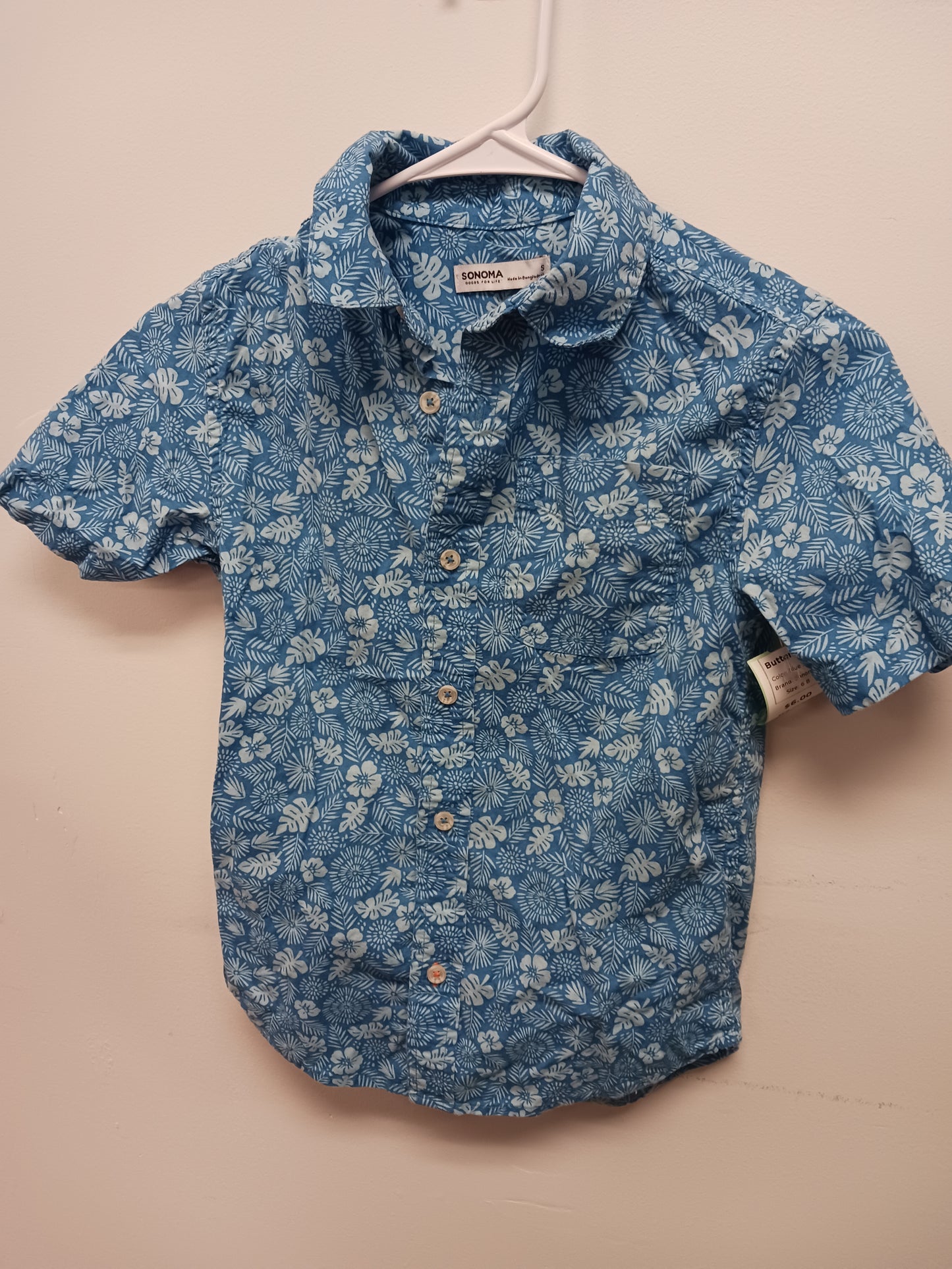 Blue Leaf Sonoma Button Up, 6 B