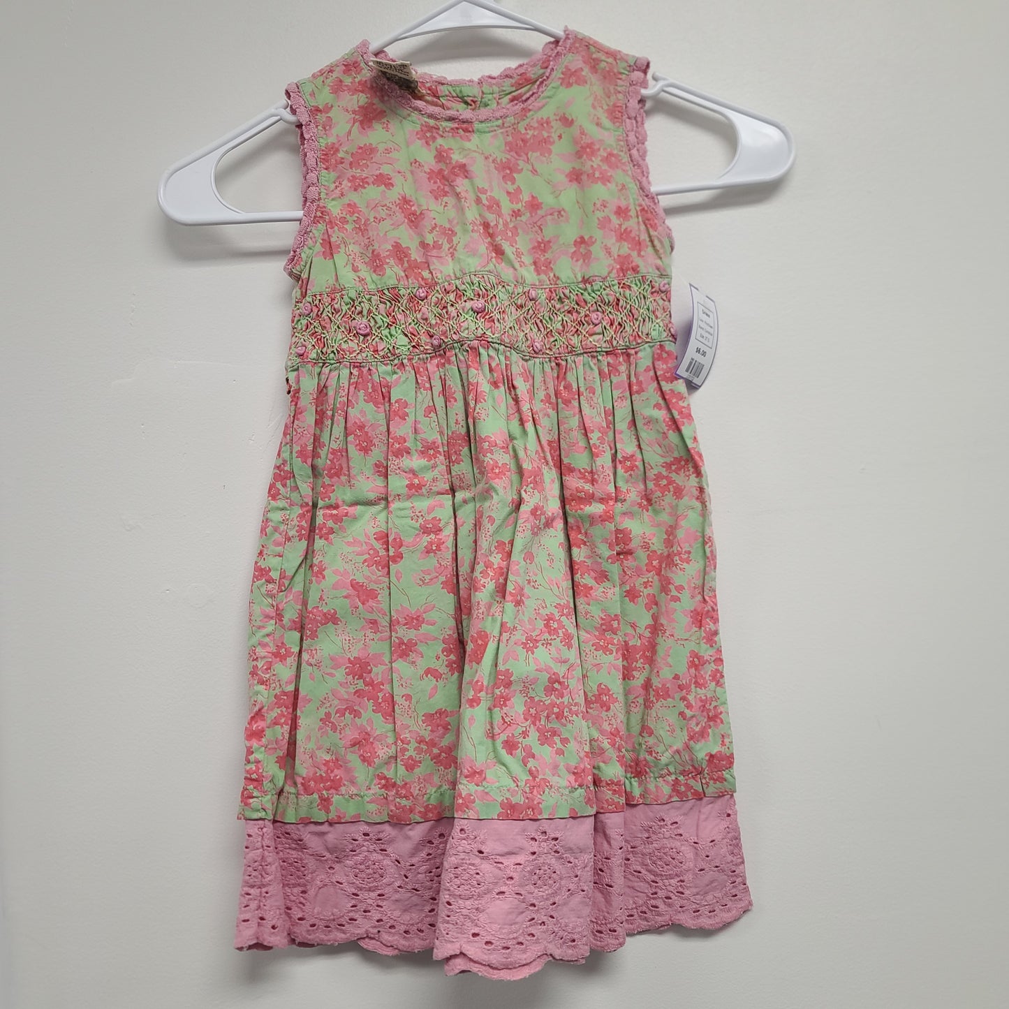 Pink/Green Cornelloki Dress, 2T G