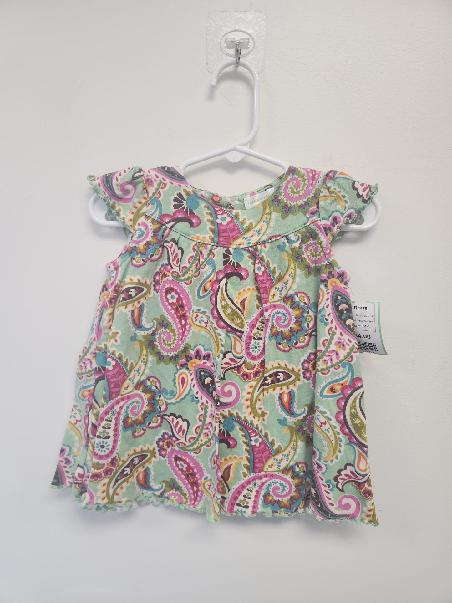 Green/Colorful Vera Bradley Dress, 6M G