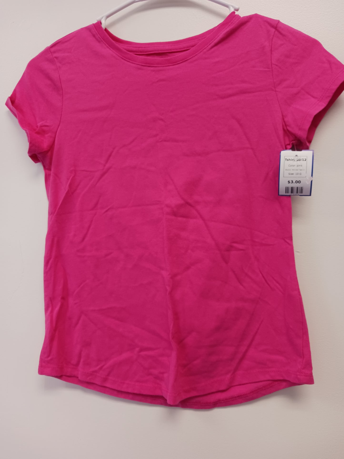 pink Wonder Nation Tshirt 10/12, 10 G