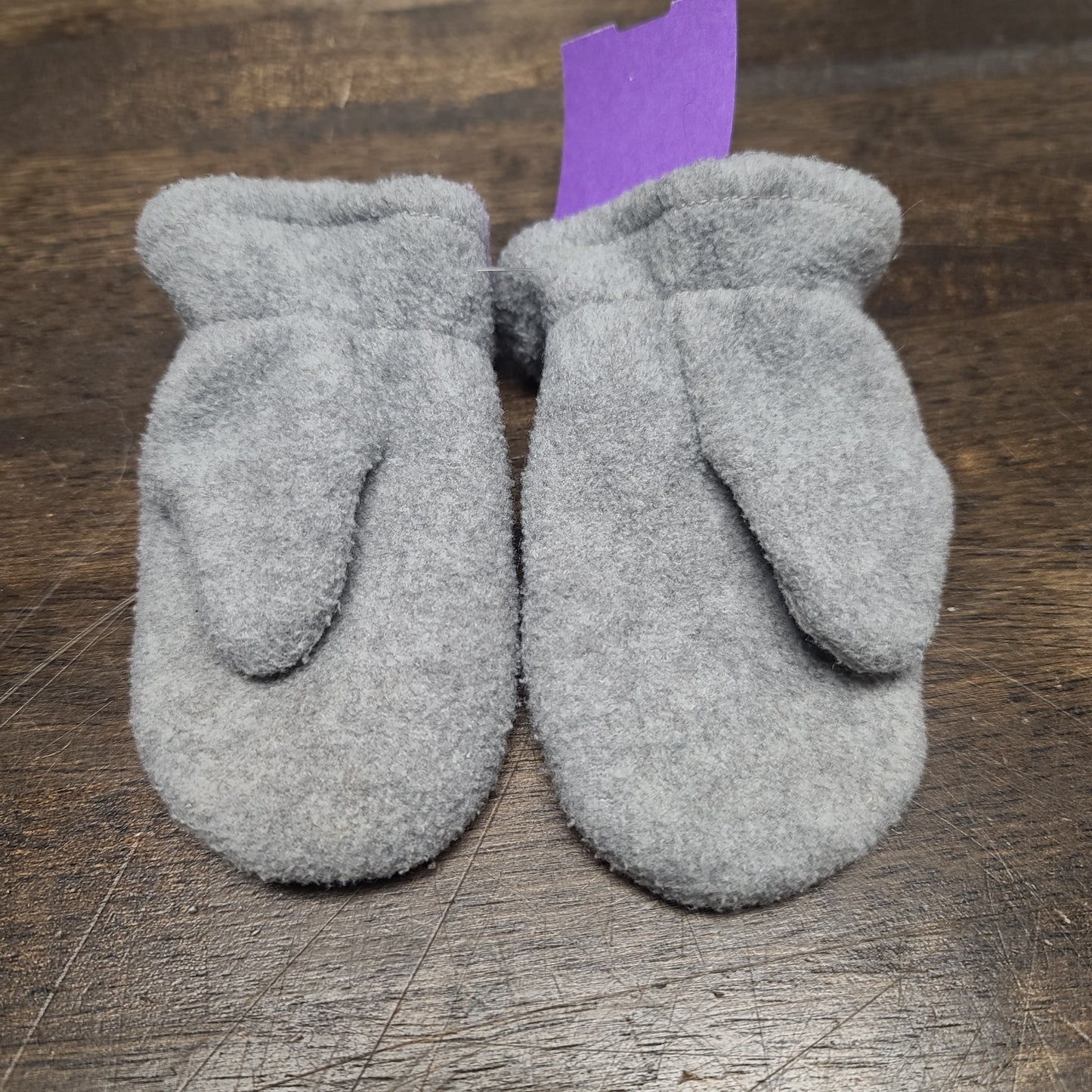 grey infant mittens