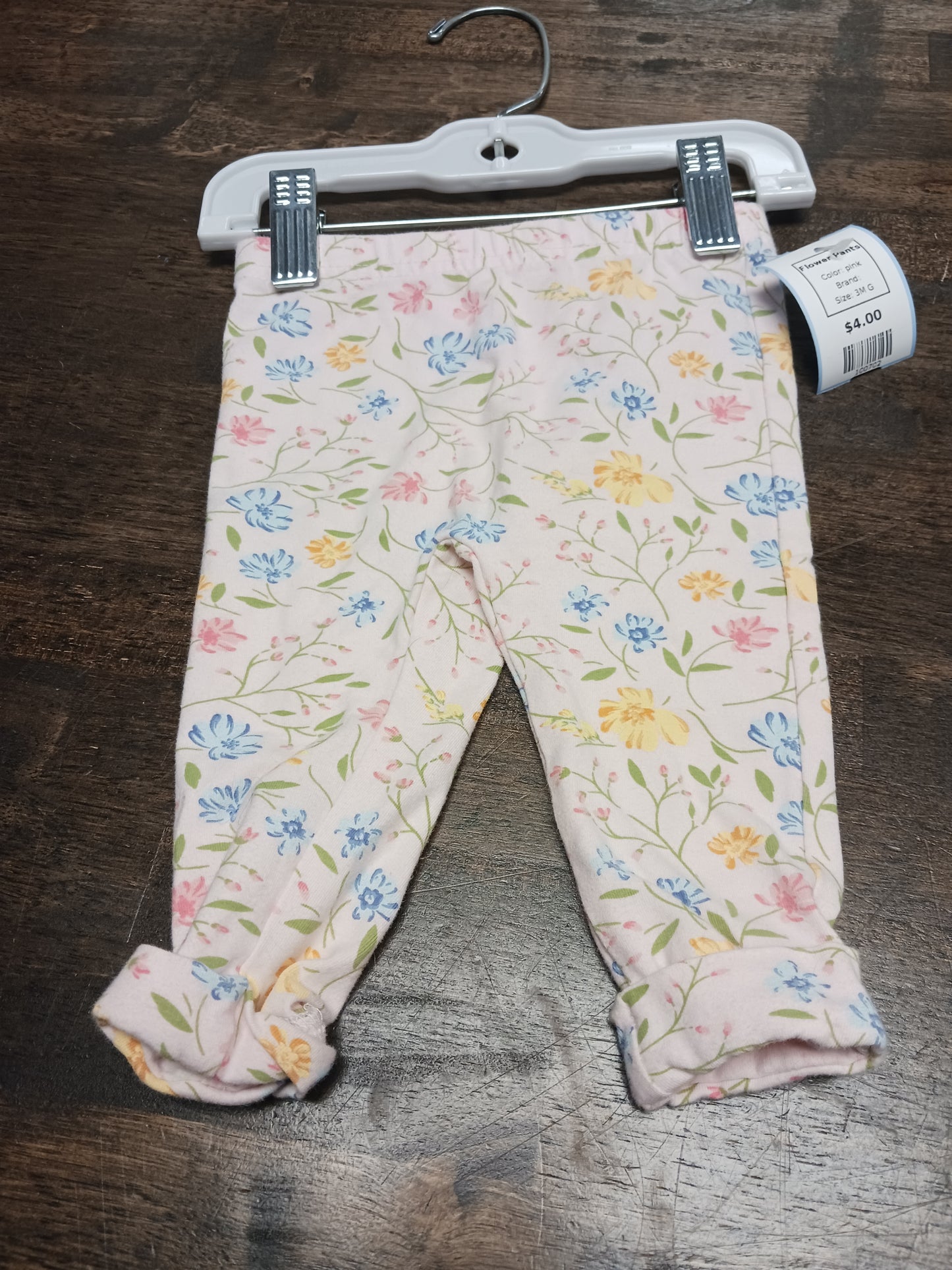 pink Flower Pants, 3M G