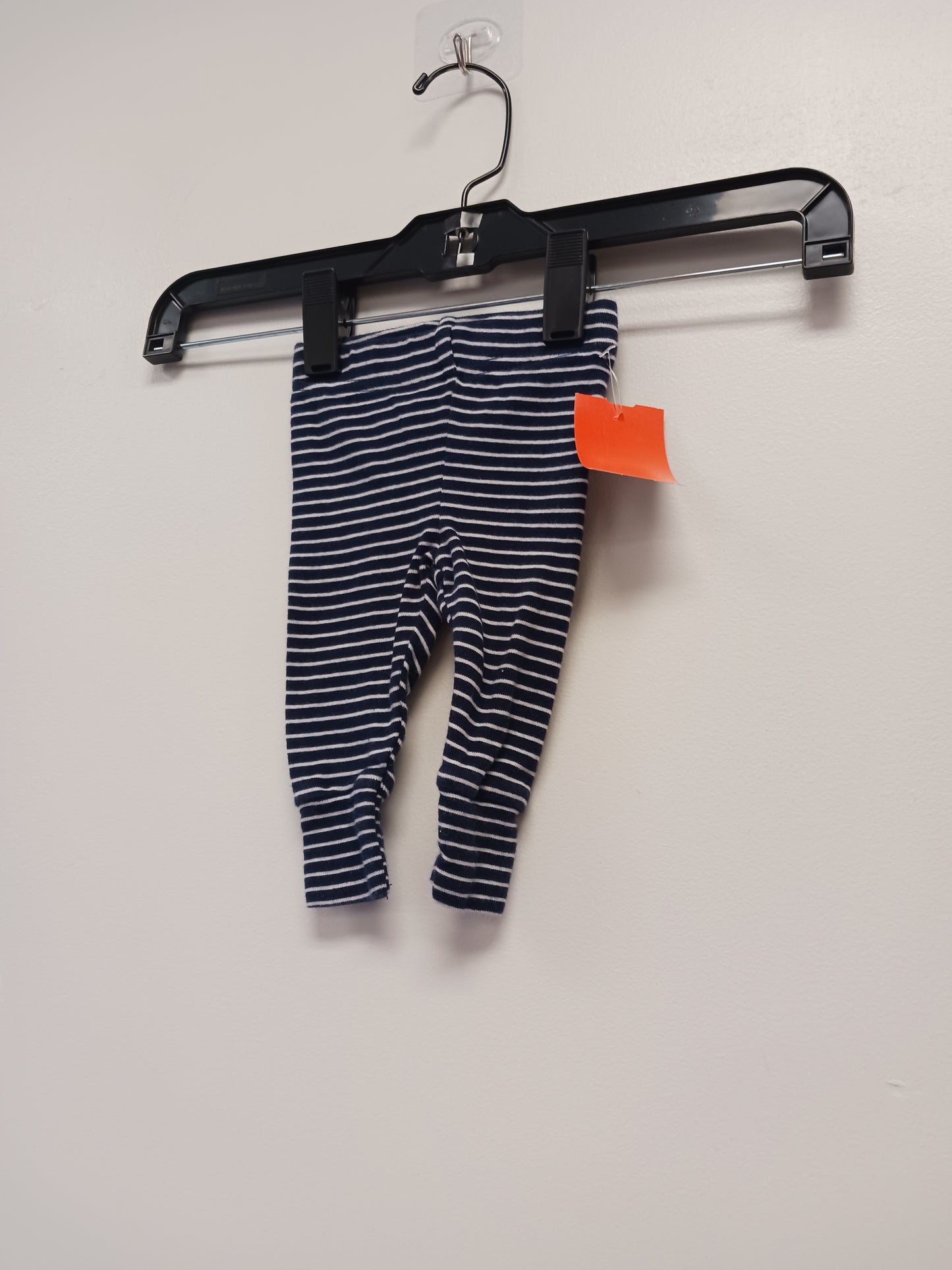 Navy/White Striped Carters Pants, NB G
