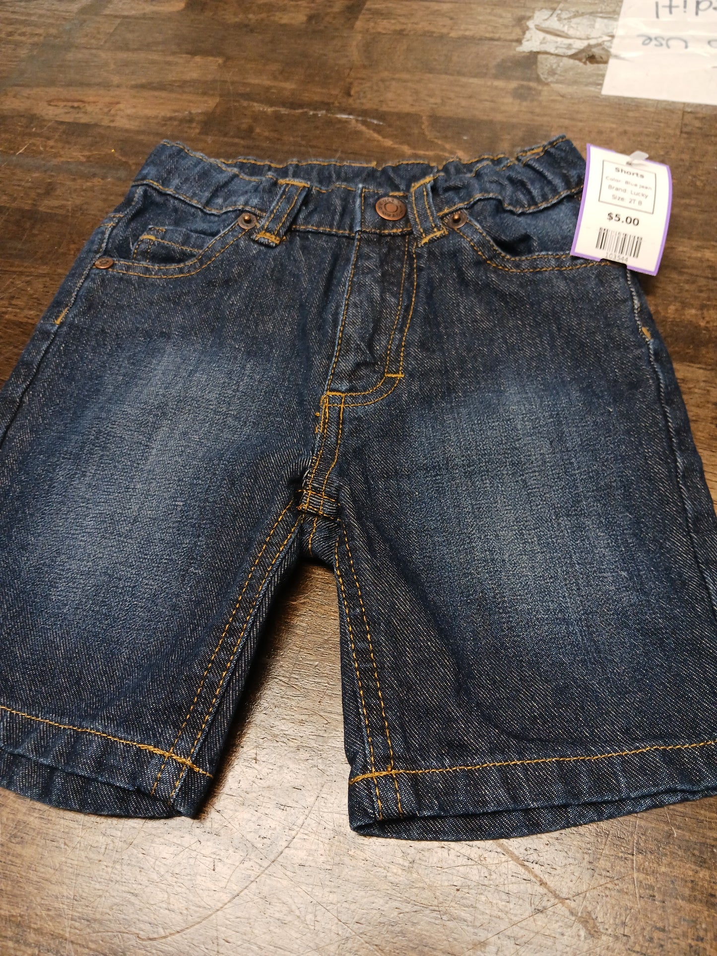 Blue Jean Lucky Shorts, 2T B