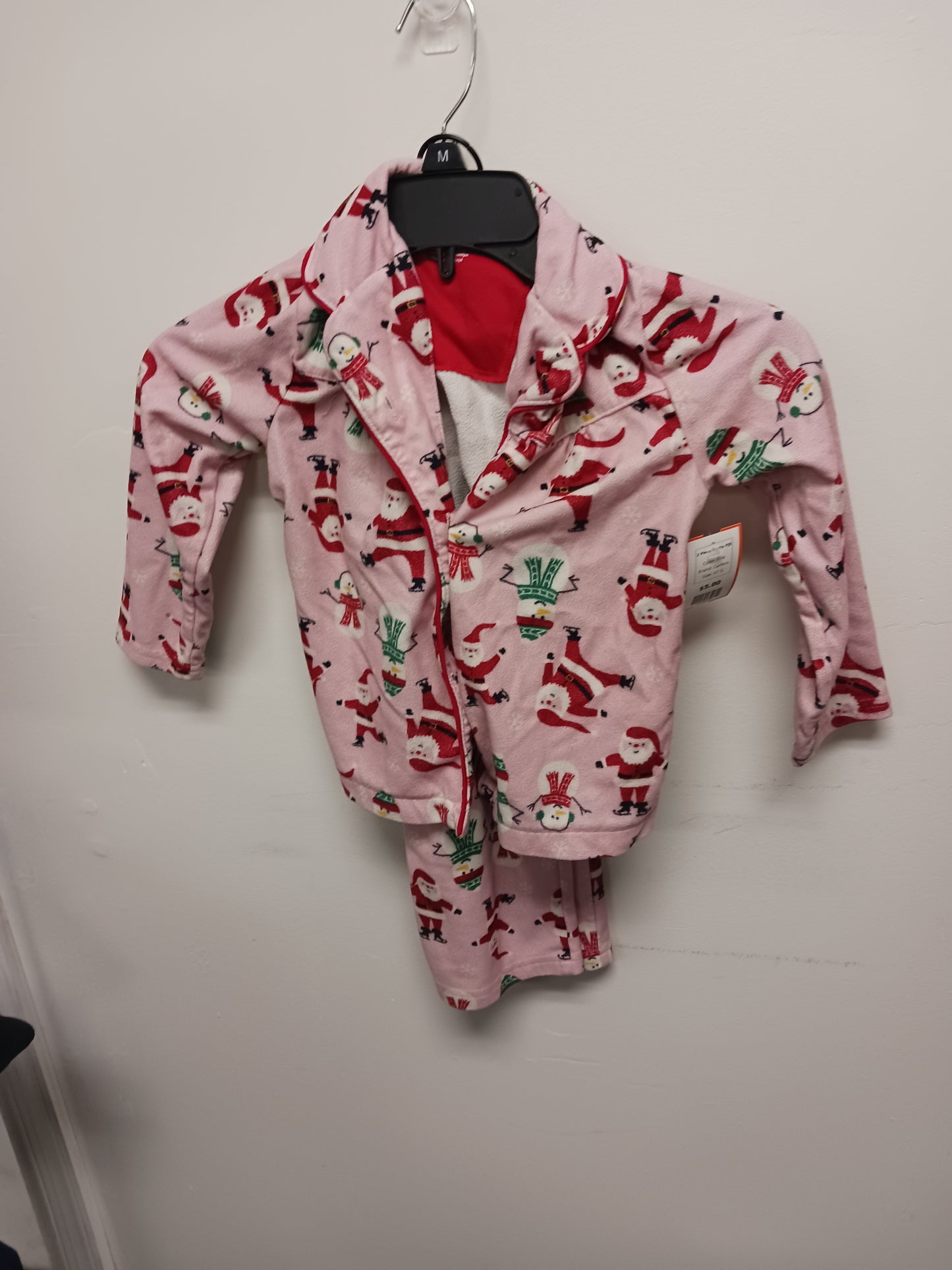 Pink Carters 2 Piece Santa PJS, 4T G