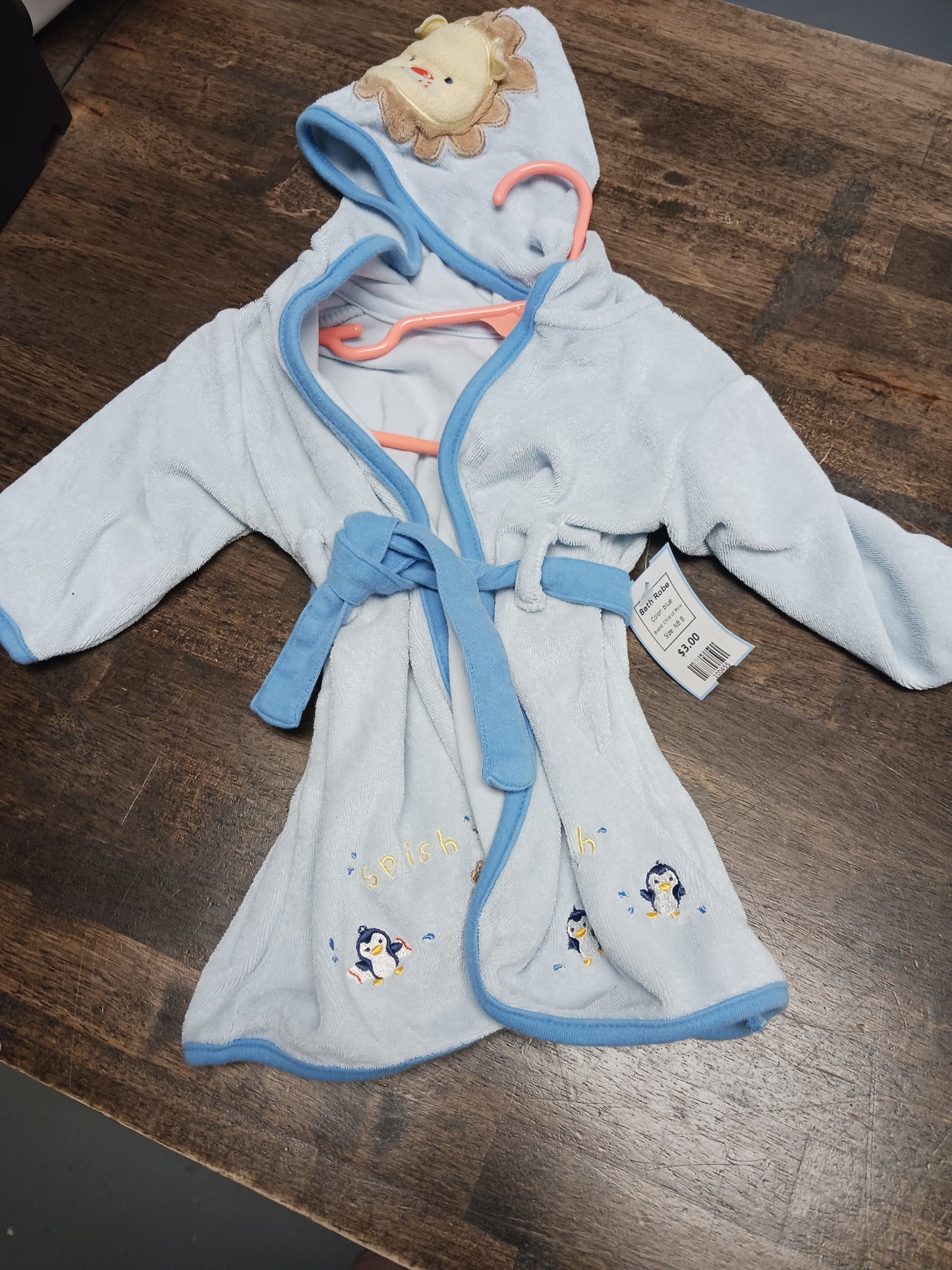 blue Child of Mine Bath Robe, NB B