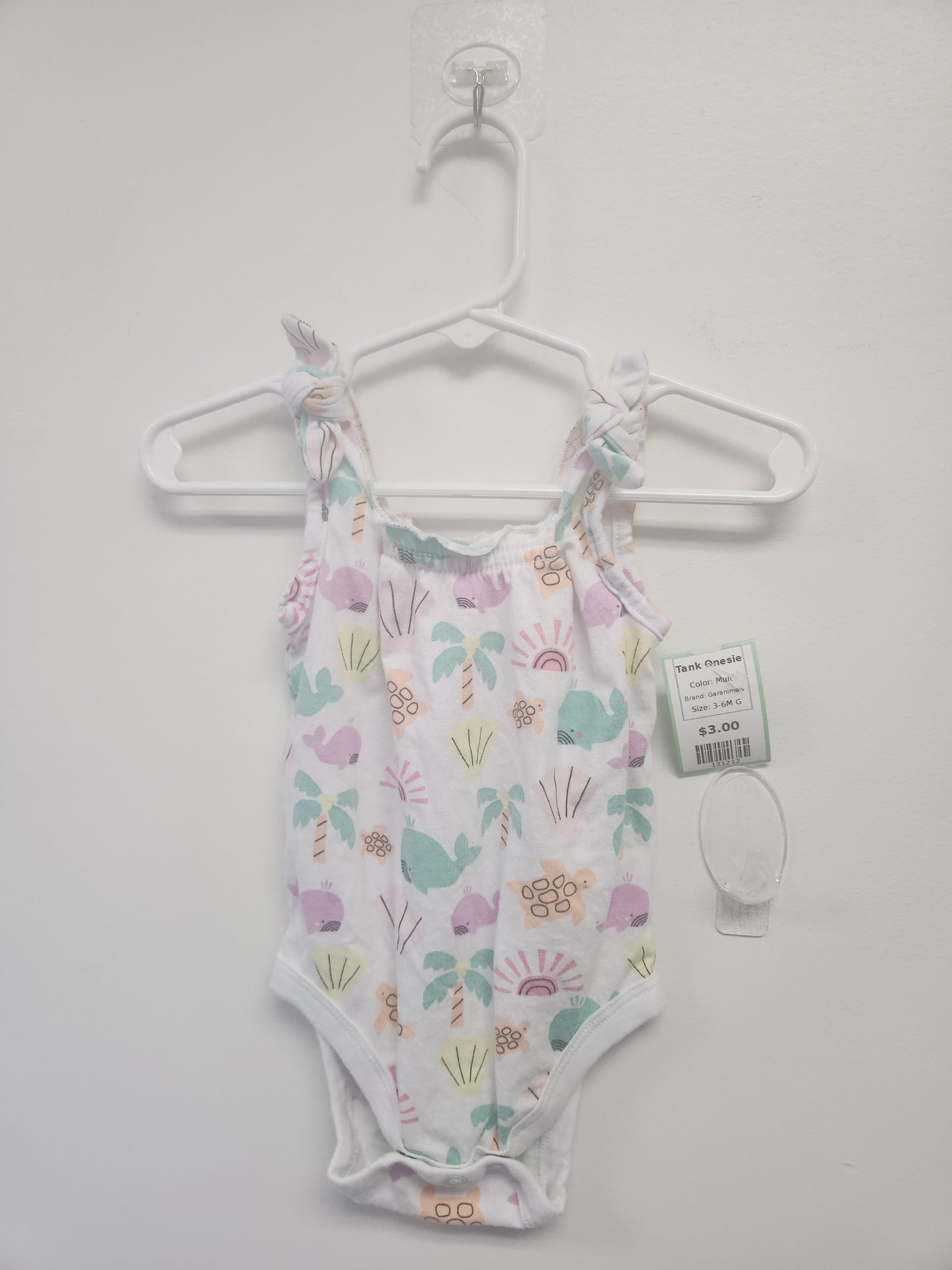 Multi Garanimals Tank Onesie, 3-6M G