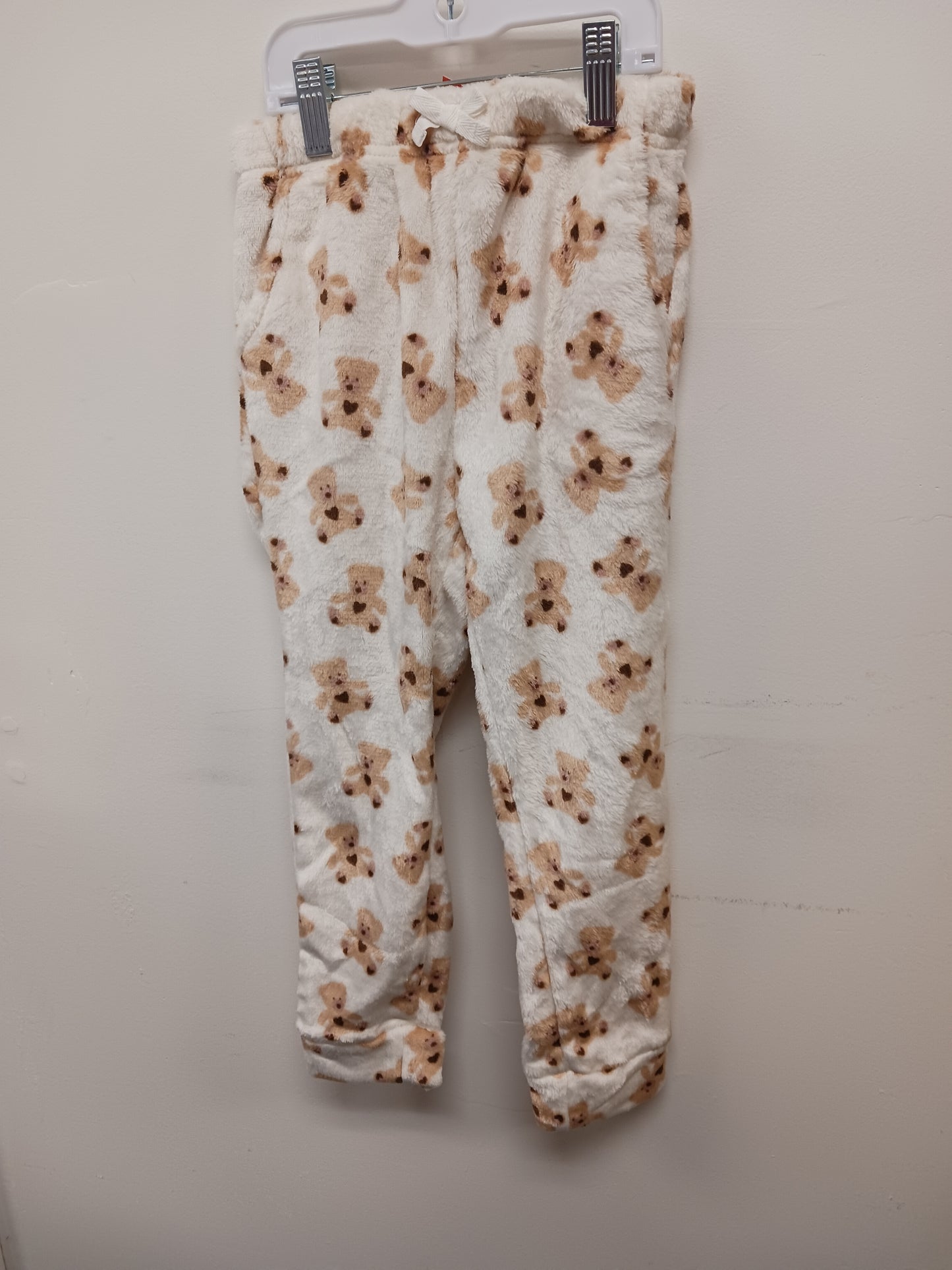 Cream/Brown Maddie & Michelle Teddy Bear Pants, 6 G