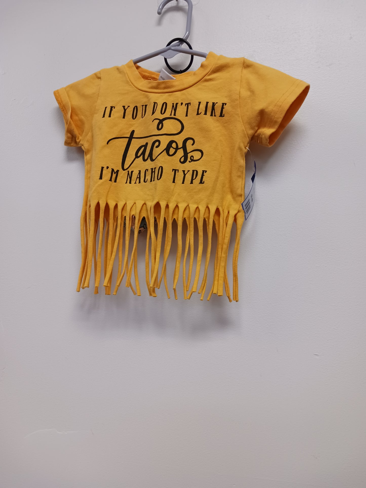 yellow/blue Boutique 2 Piece Taco outfit 0/3m, NB G