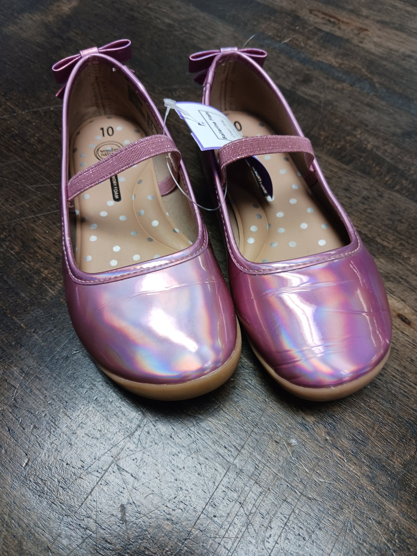 Pink Wonder Nation Ballerina Flats, 10 G