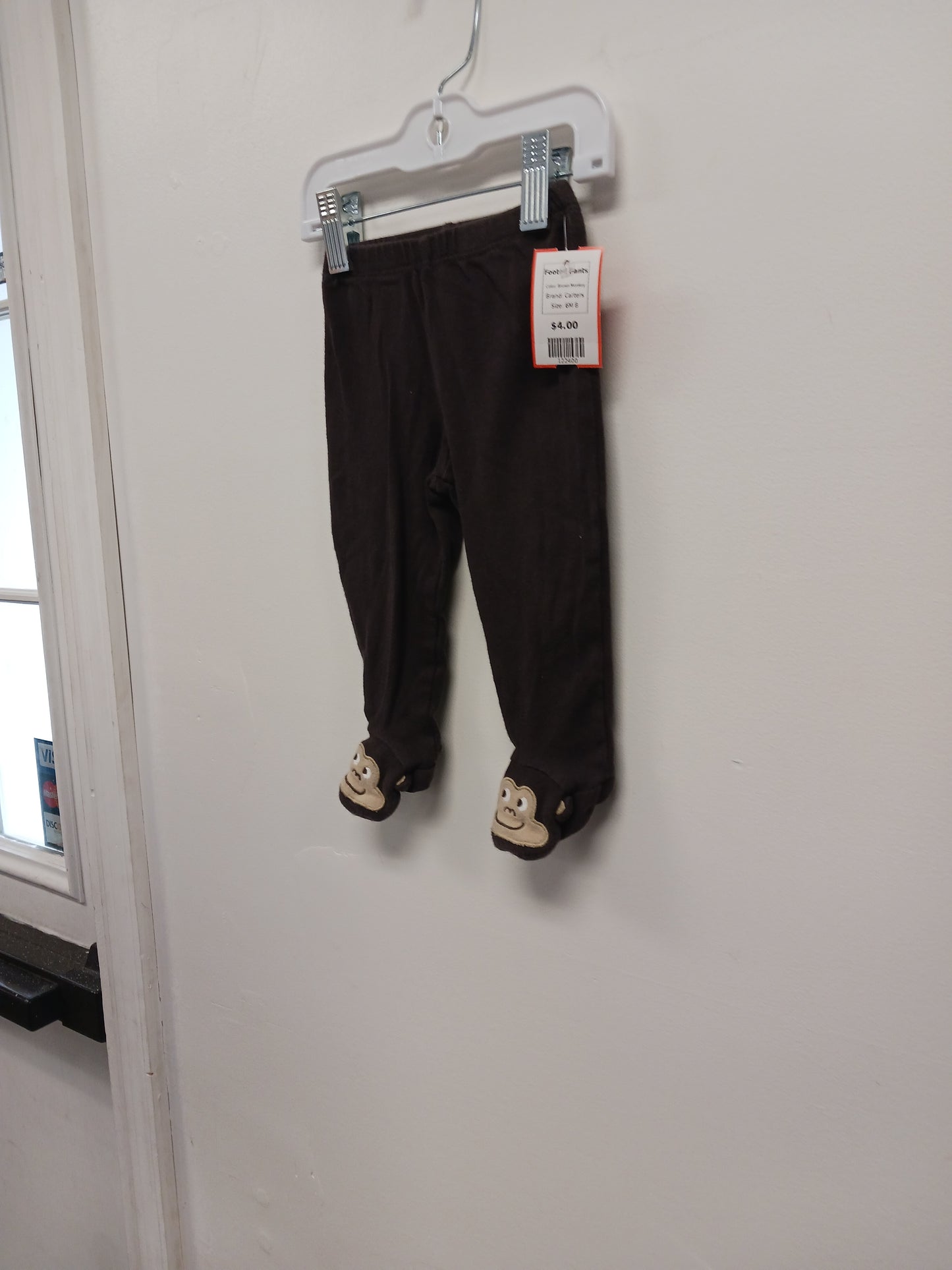 Brown Monkey Carters Footed Pants, 6M B
