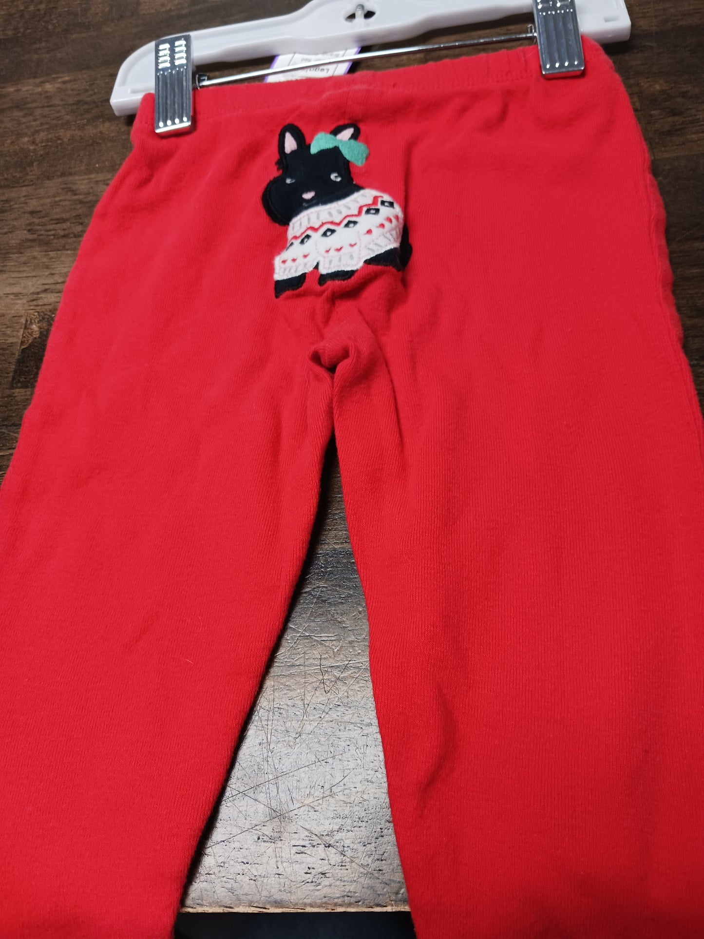 Red Carters Leggings, 9M G