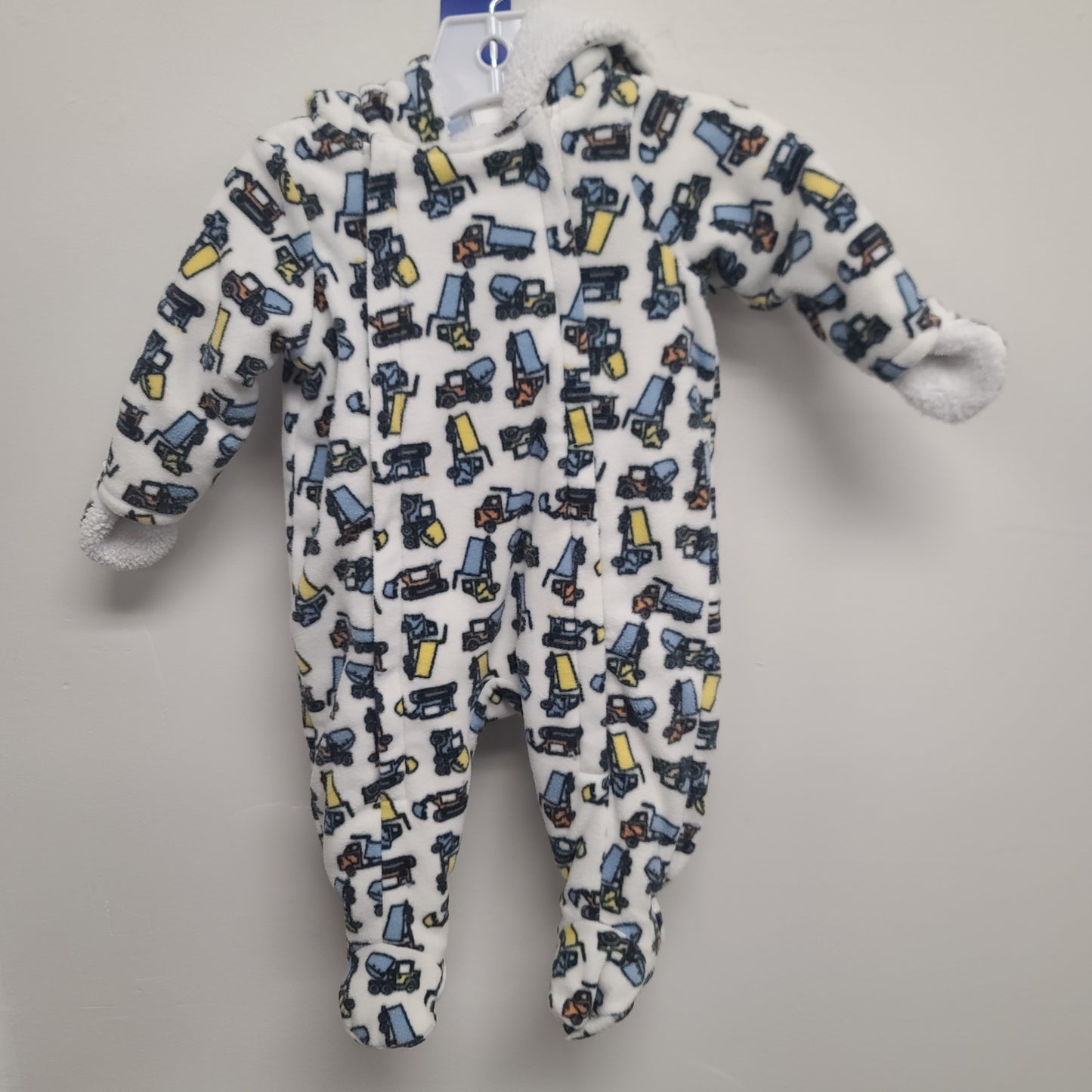 White/Colorful Construction Snow Suit, 3M B