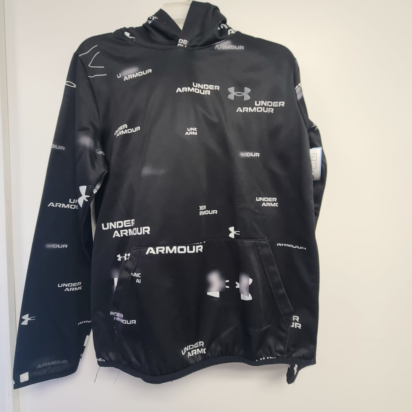 Black/White Under Armour Hoodie, 10 B