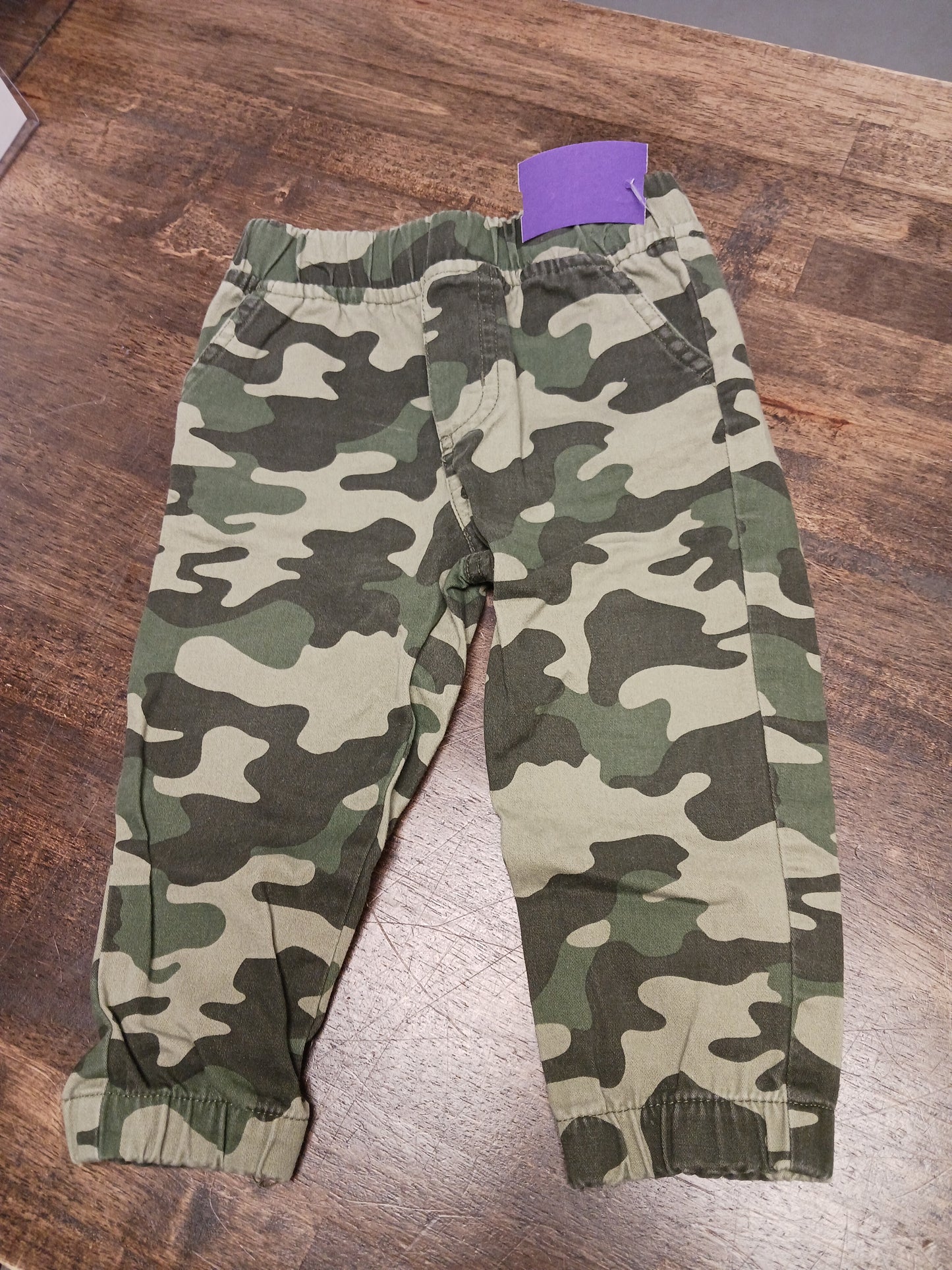 Green Camo Garanimals Pants, 18M B