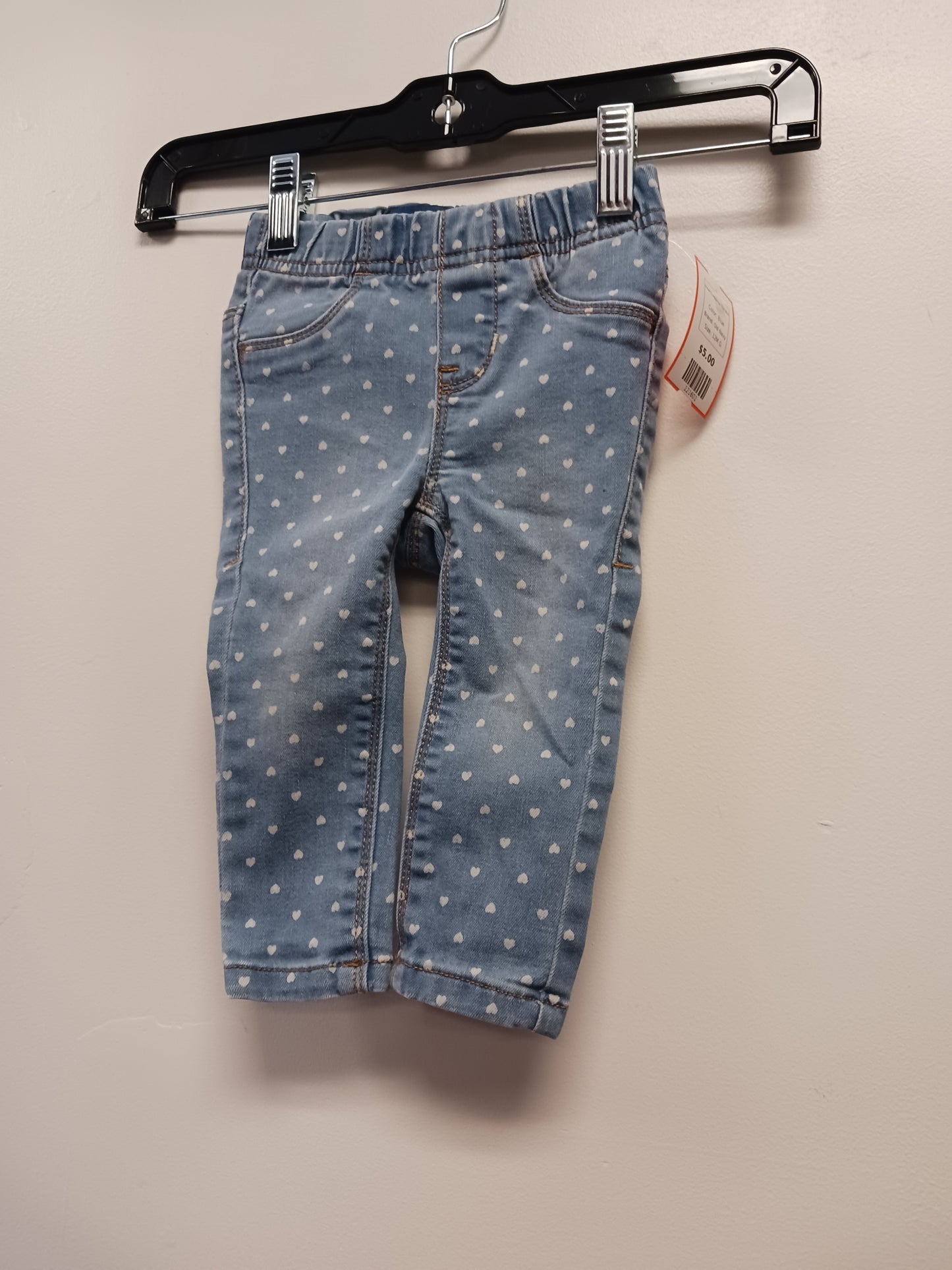 Blue Old Navy Heart Leggings 12/18m, 12M G