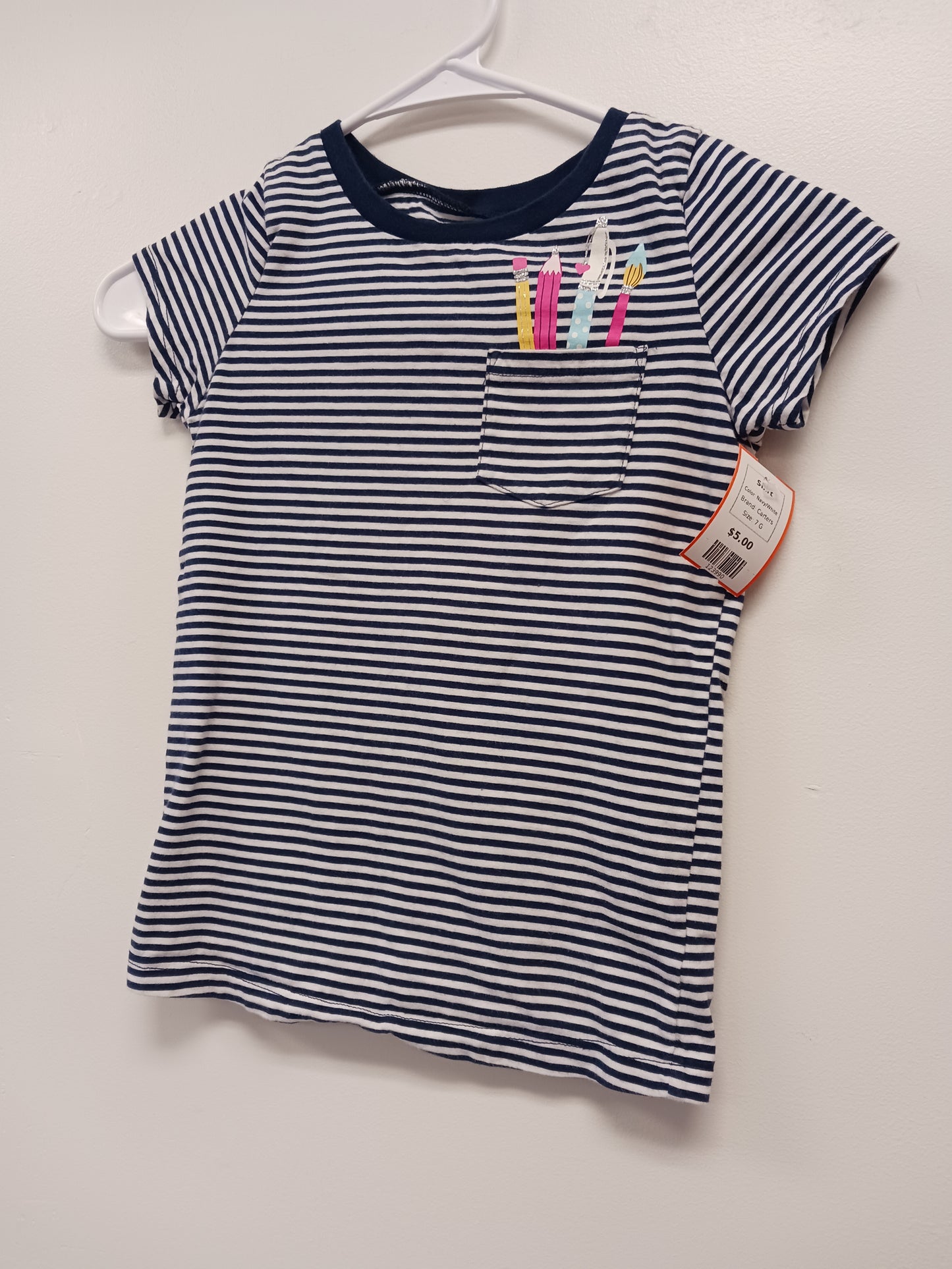 Navy/White Carters Shirt, 7 G