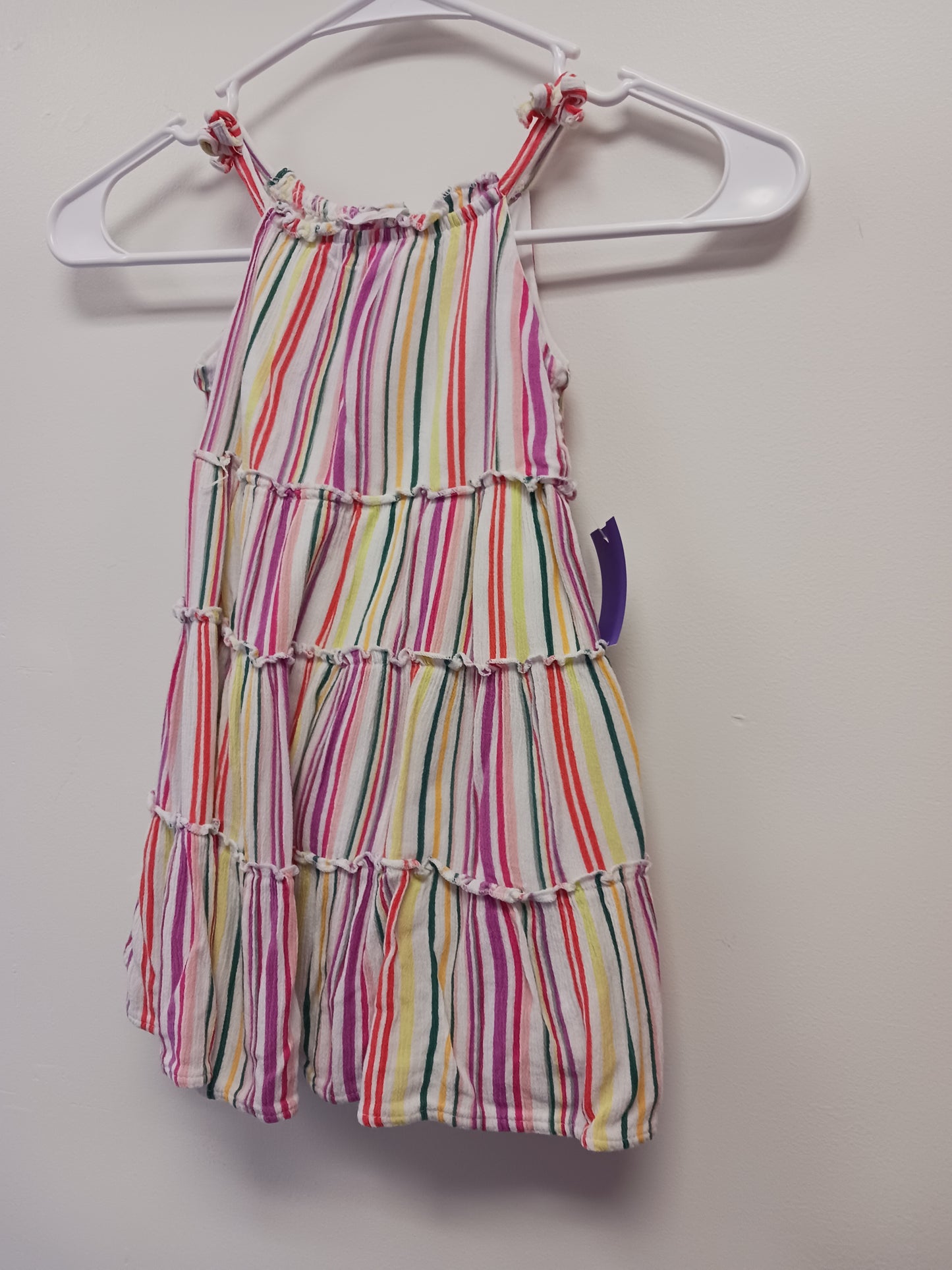 rainbow Wonder Nation Striped Dress, 2T G