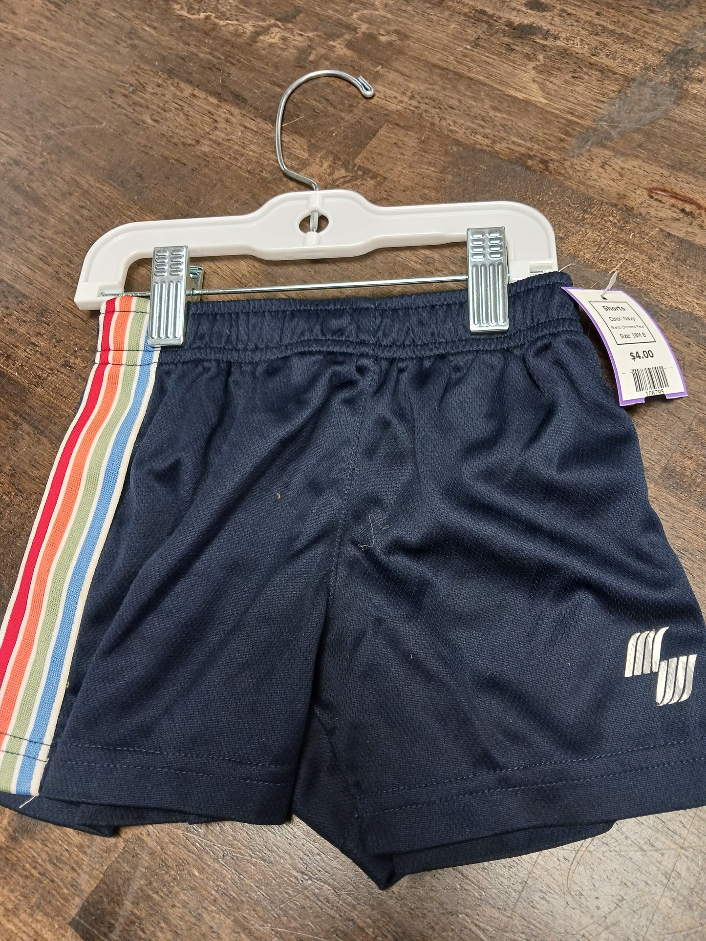 Navy Childrens Place Shorts, 18M B