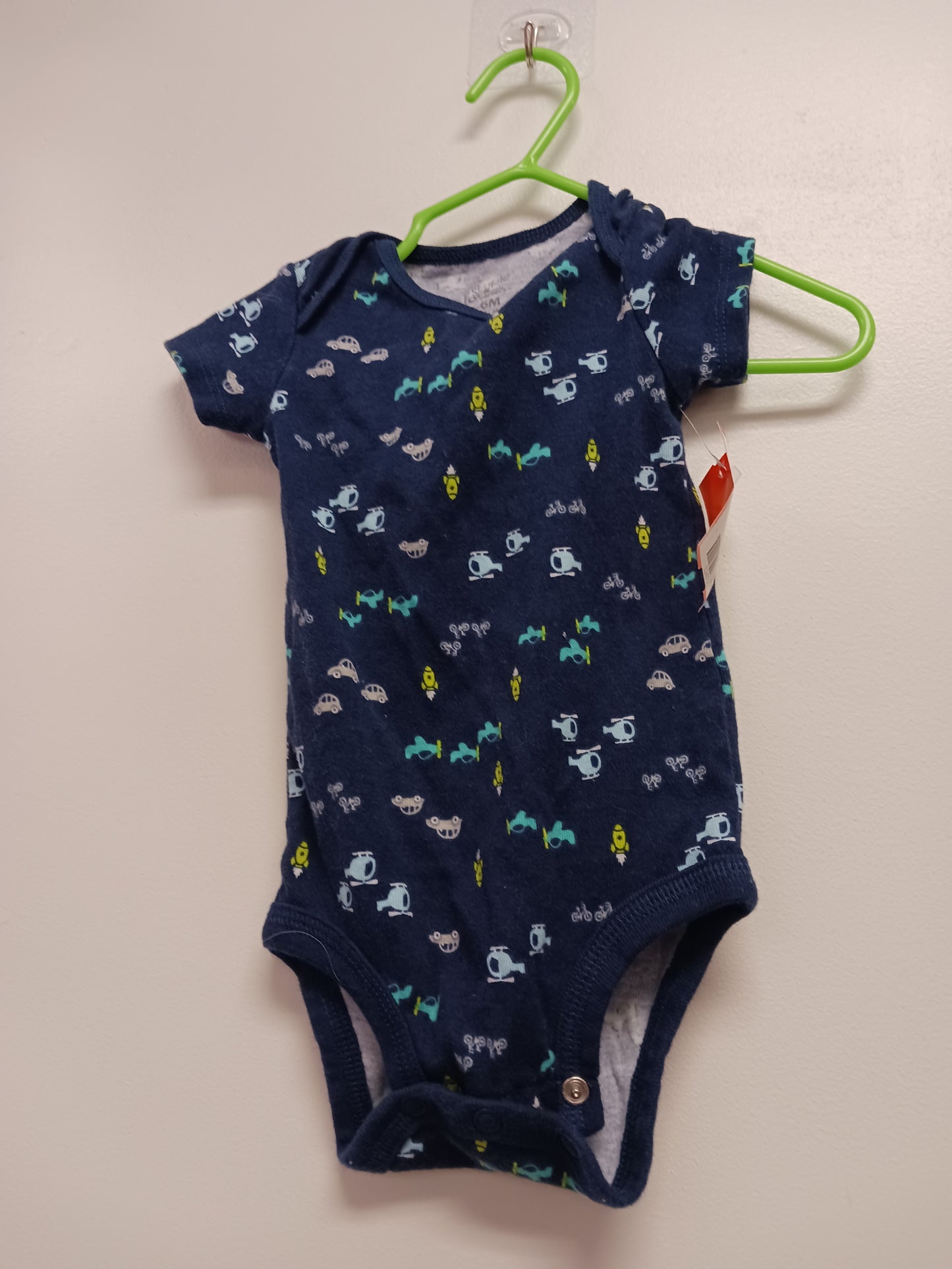 Blue Simple Joys Vechicle Onesie, 3-6M B