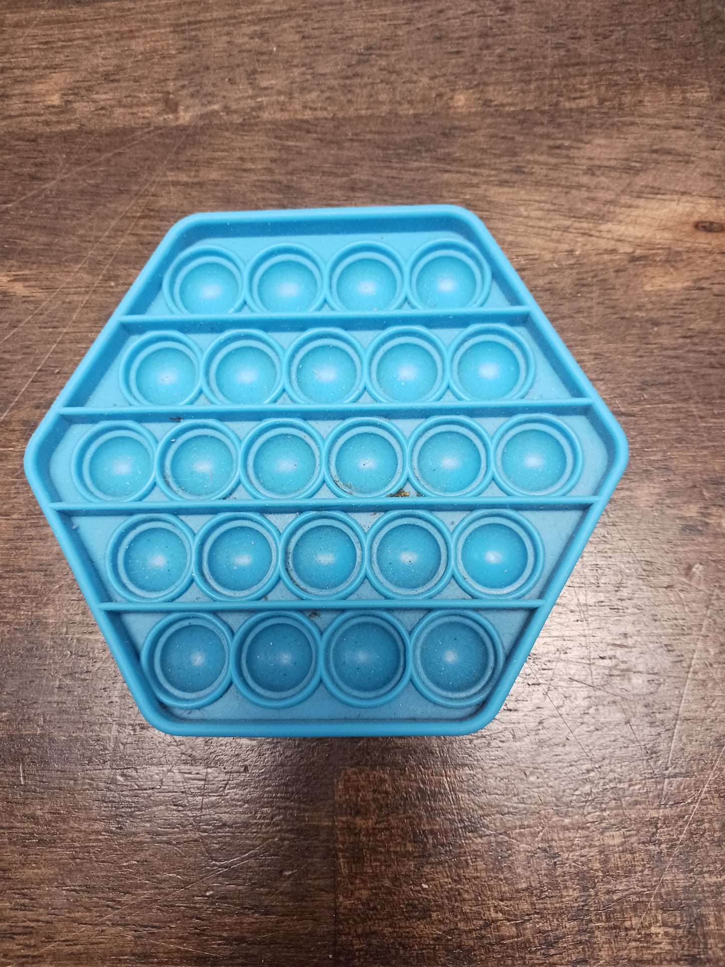 Blue Six Sided Pop It