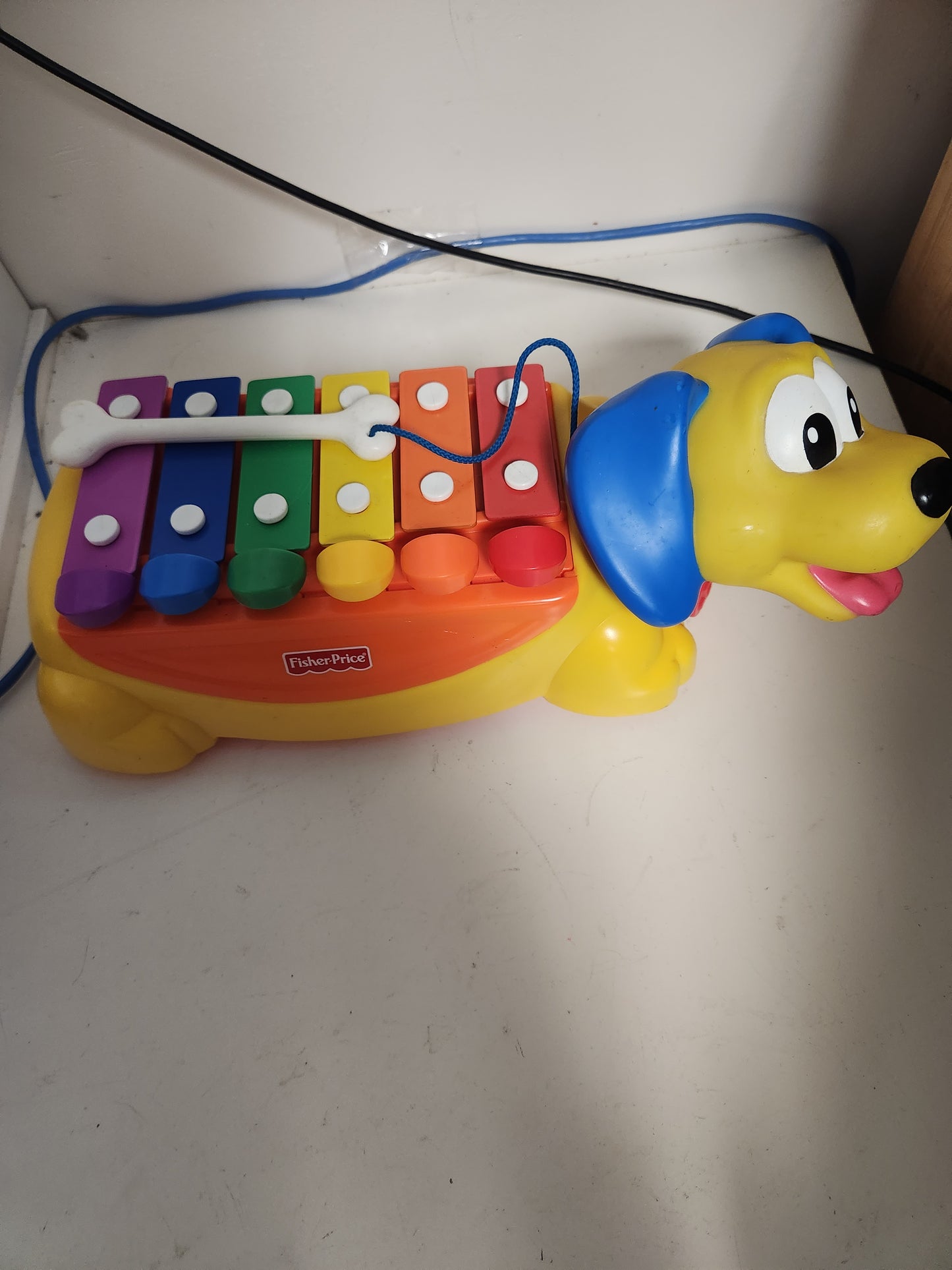 Yellow/Colorful Fisher Price Dog Xylophone
