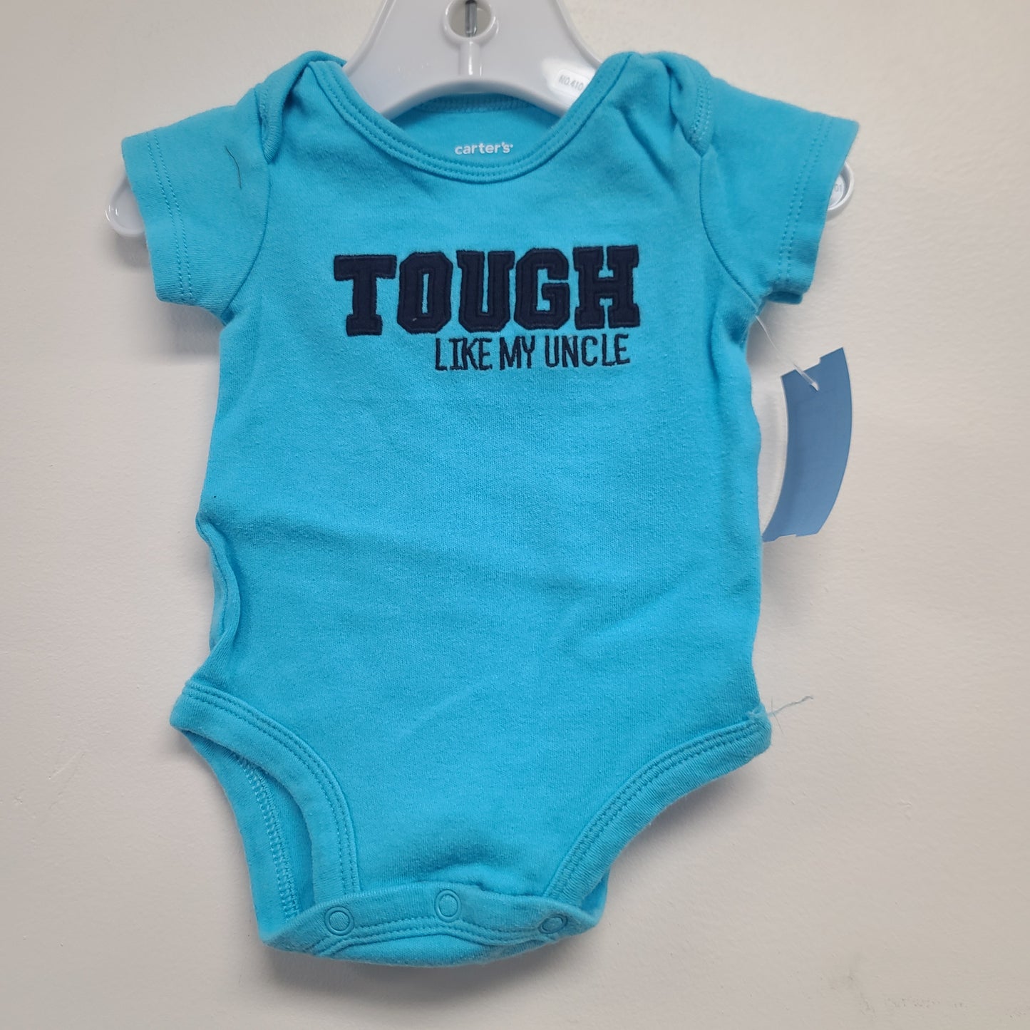 Blue Tough Like My Uncle Carters Onesie, NB B