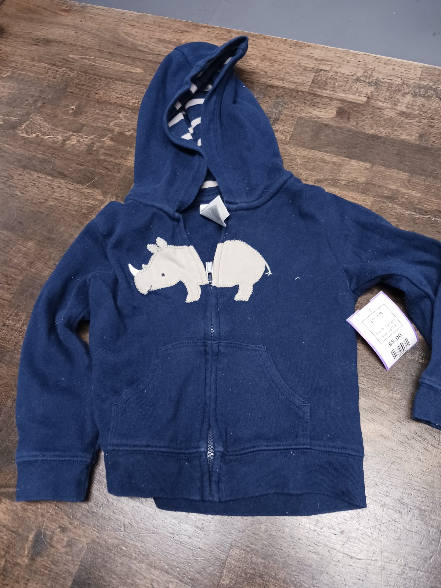 Navy/Grey Rhino Carters Jacket, 18M B