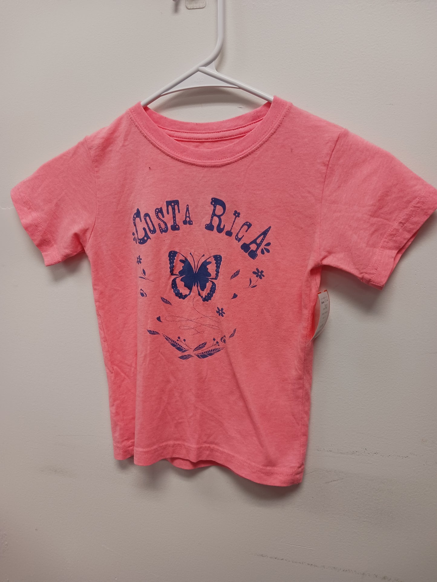 Pink Morpho Butterfly Tshirt, 4 G