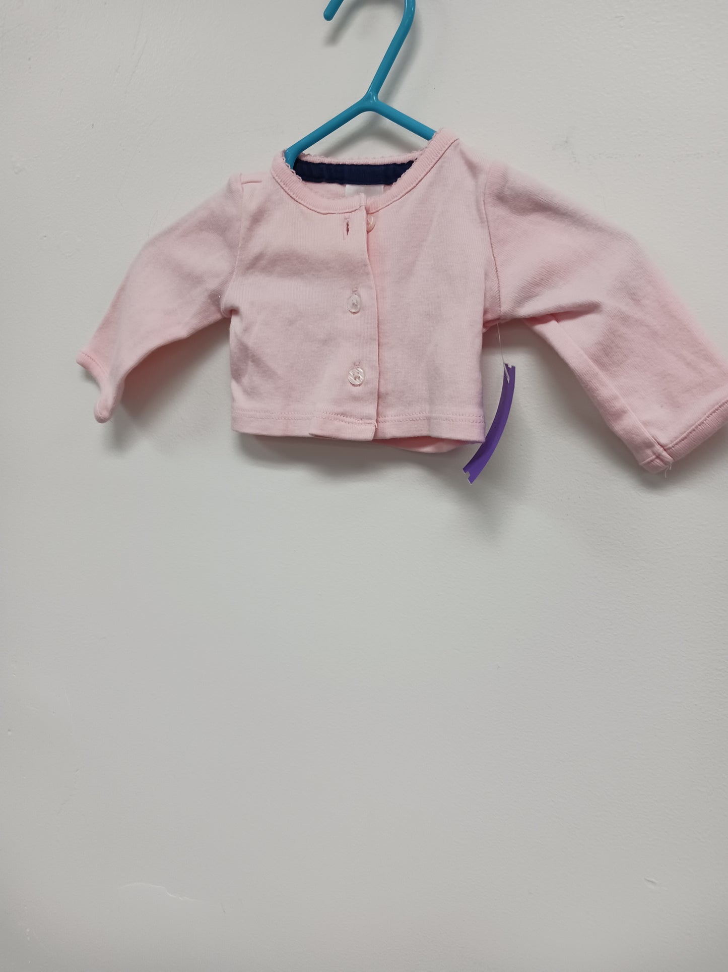 Pink Carters Cardigan, NB G