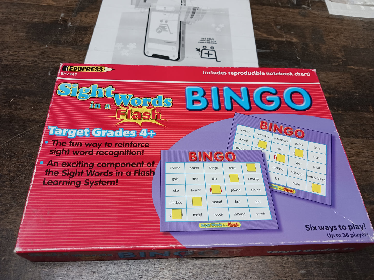 Bingo w/ Sight words