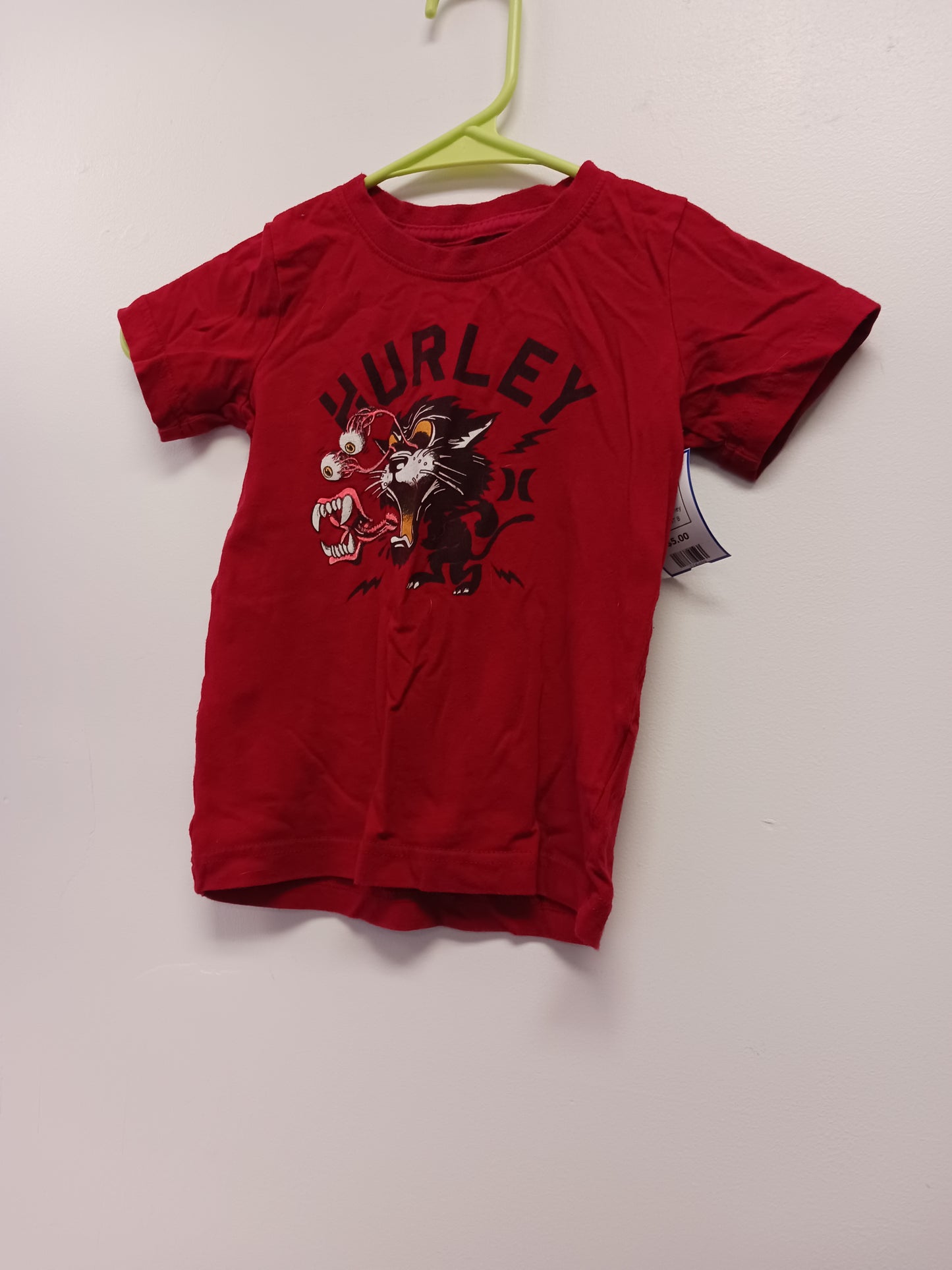 red Hurley Cat Tshirt, 4T B