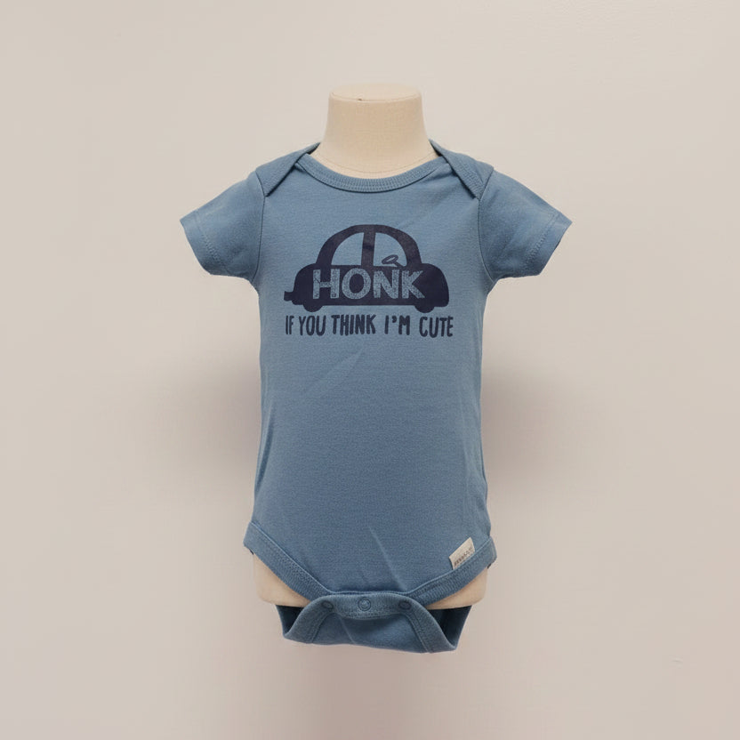 Blue Car Onesies Onesie, NB B
