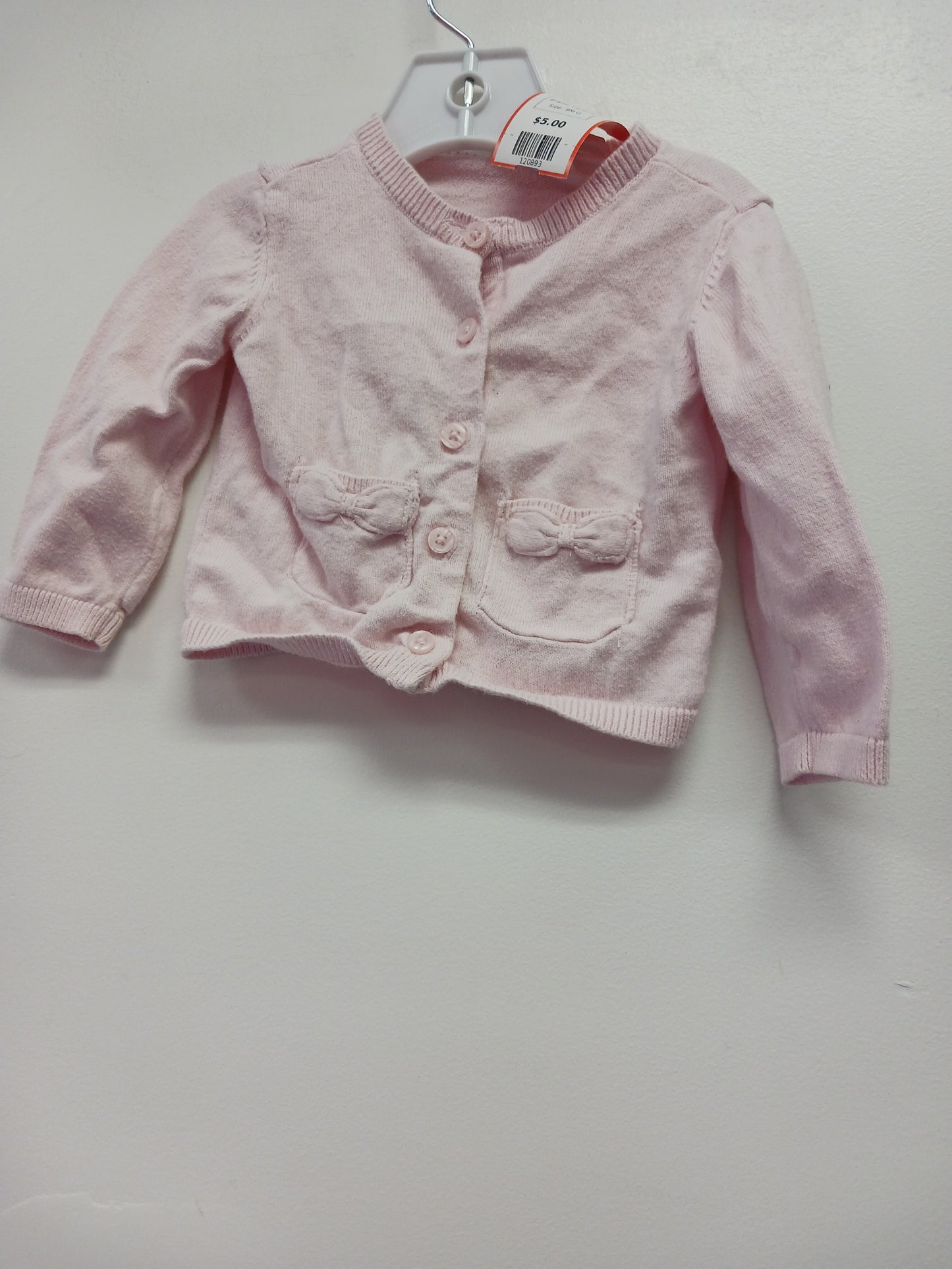 Pink Carters Cardigan, 9M G