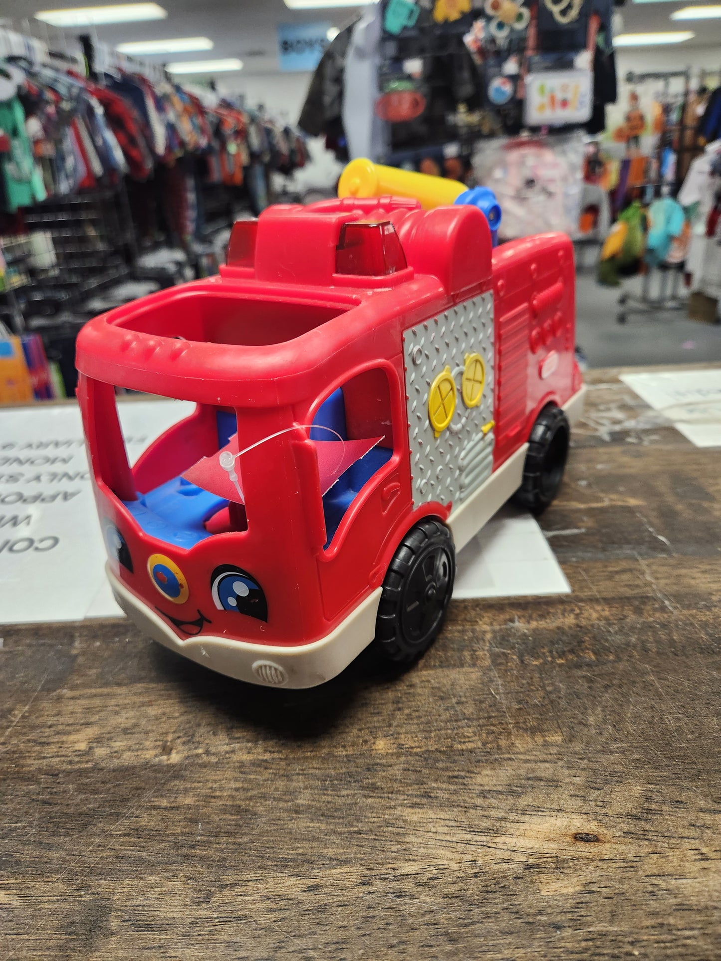 Red Fisher Price Little People Firetruck