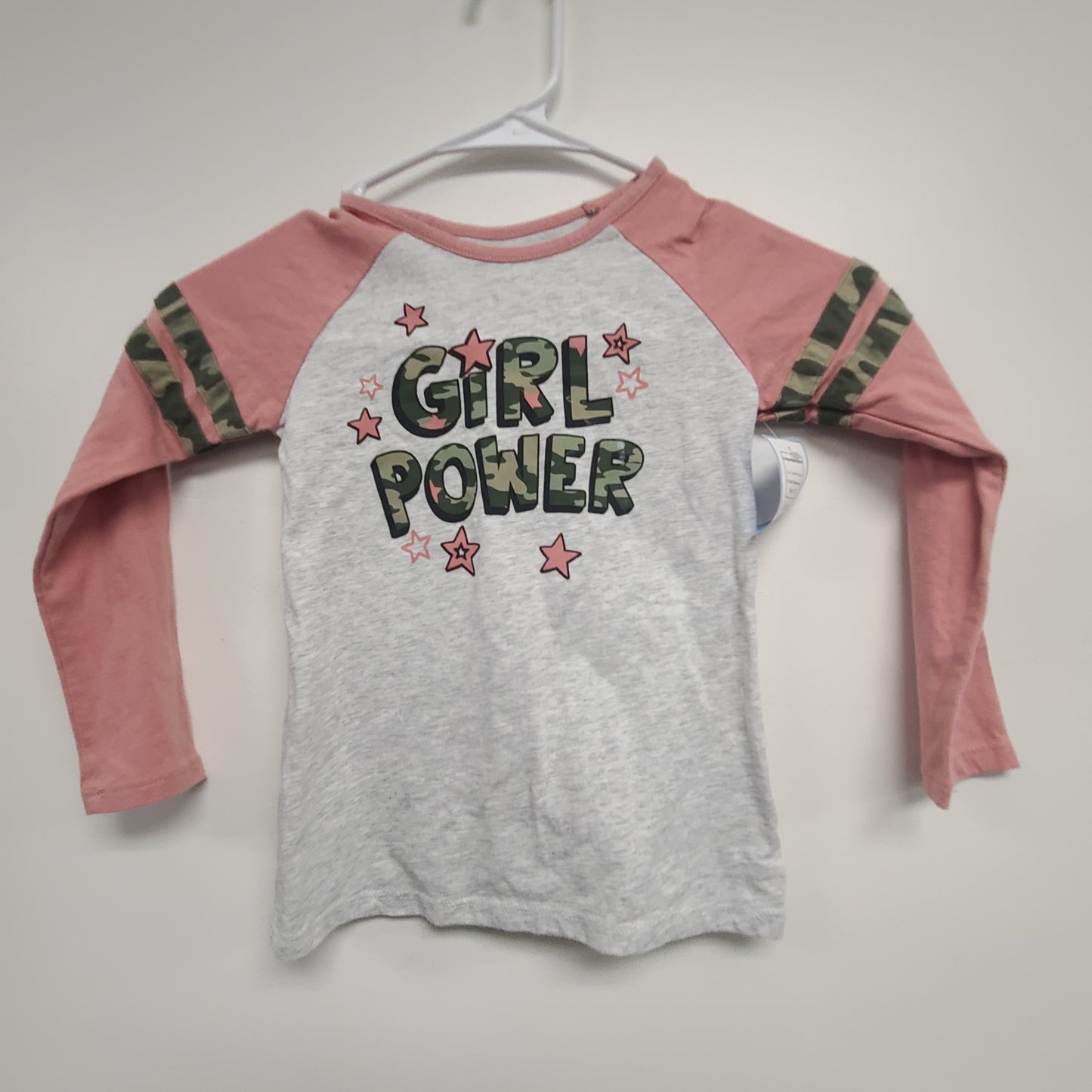 Grey/Pink/Camo Garanimals Longsleeve Shirt, 5T G