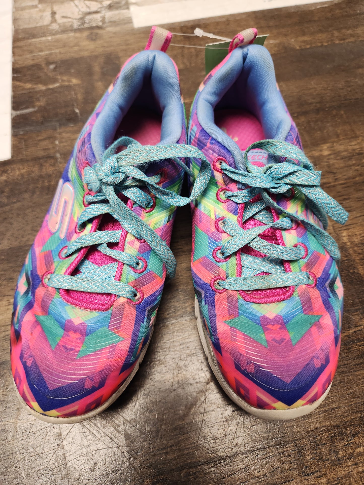 Colorful Sketchers Sneakers, 13.5Y G