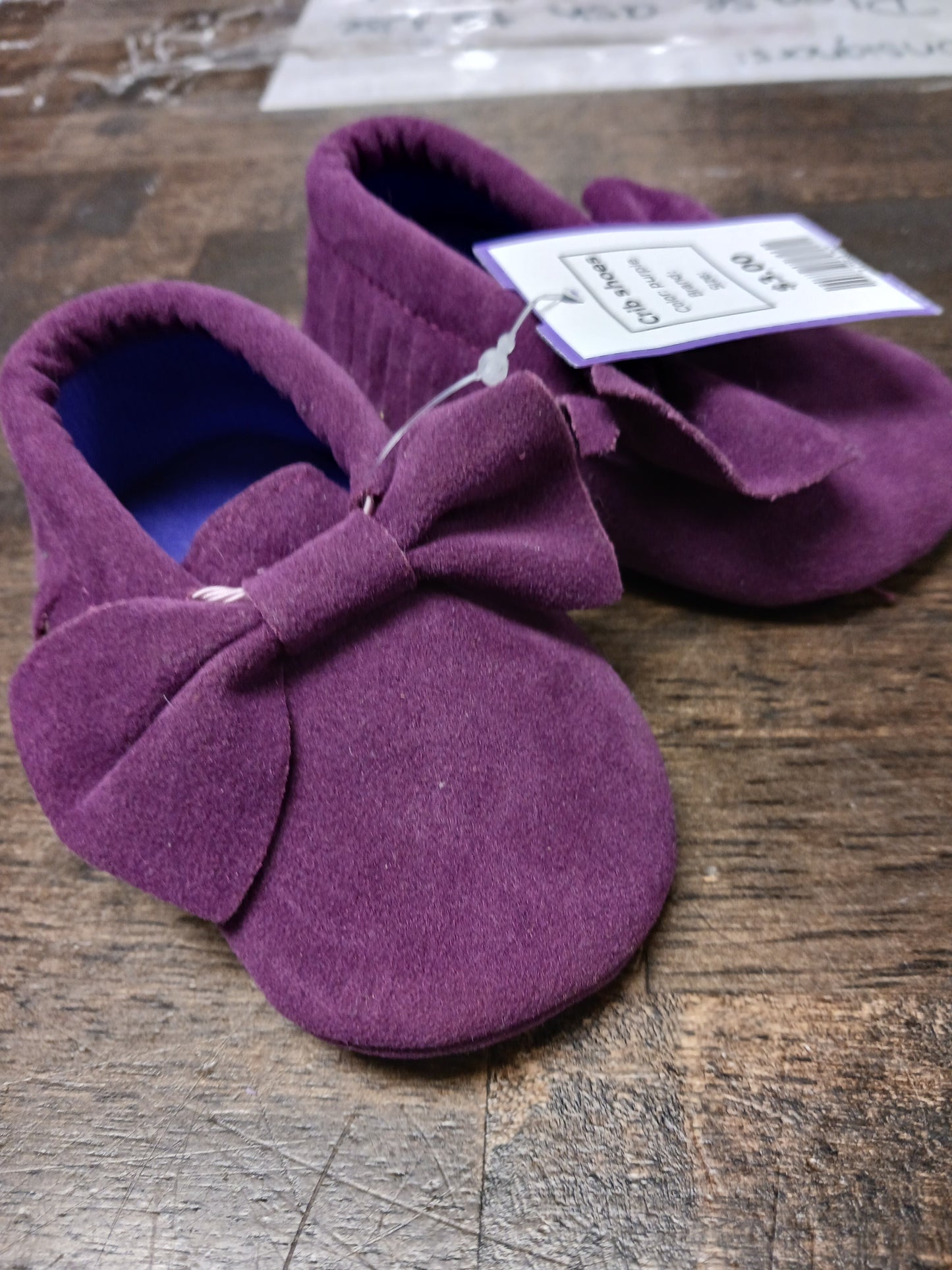 purple Crib shoes