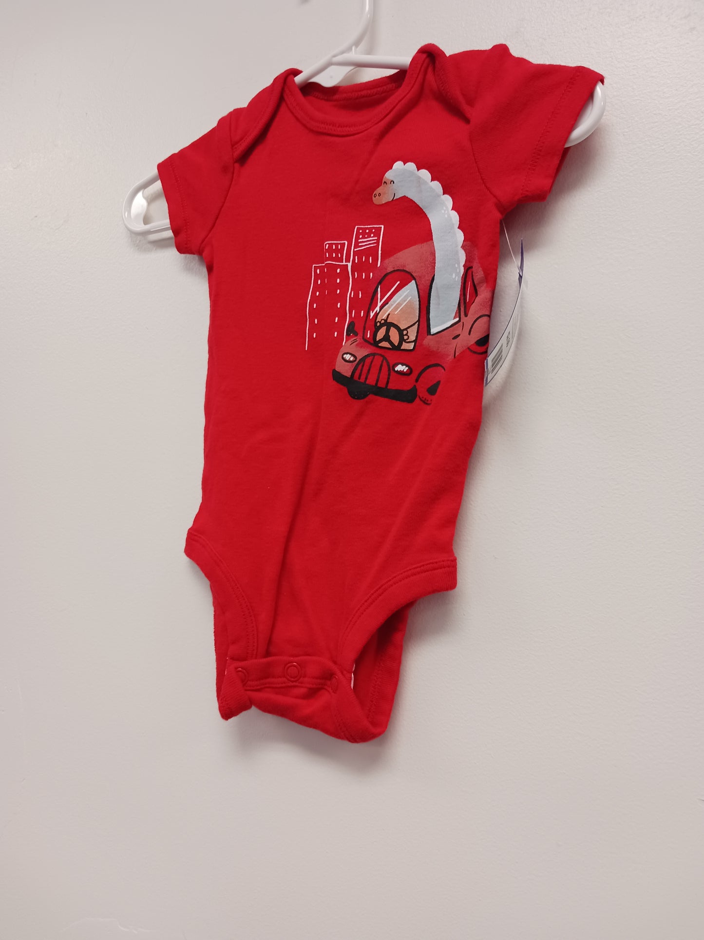 Red Dino Carters Onesie, 3M B